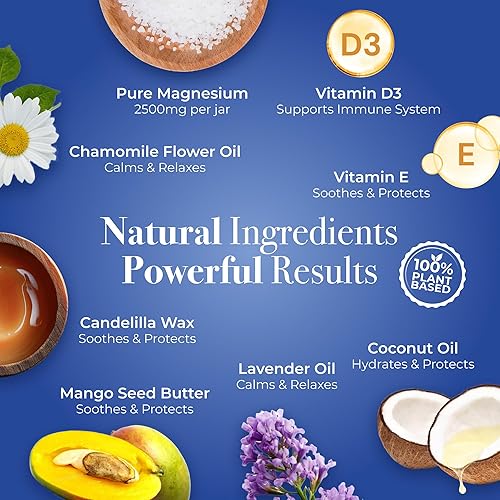 Miniatura 3 de NaturallyMum Loción de magnesio para niños con vitamina D  Apoyo para la salud del sueño, corazón, hueso, nervio, intestino y músculo  Alternativa a