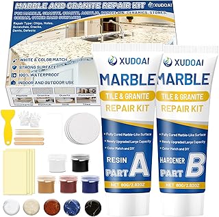 Marble and Granite Repair Kit (Color Match), 160g/5.64oz Quartz Countert...