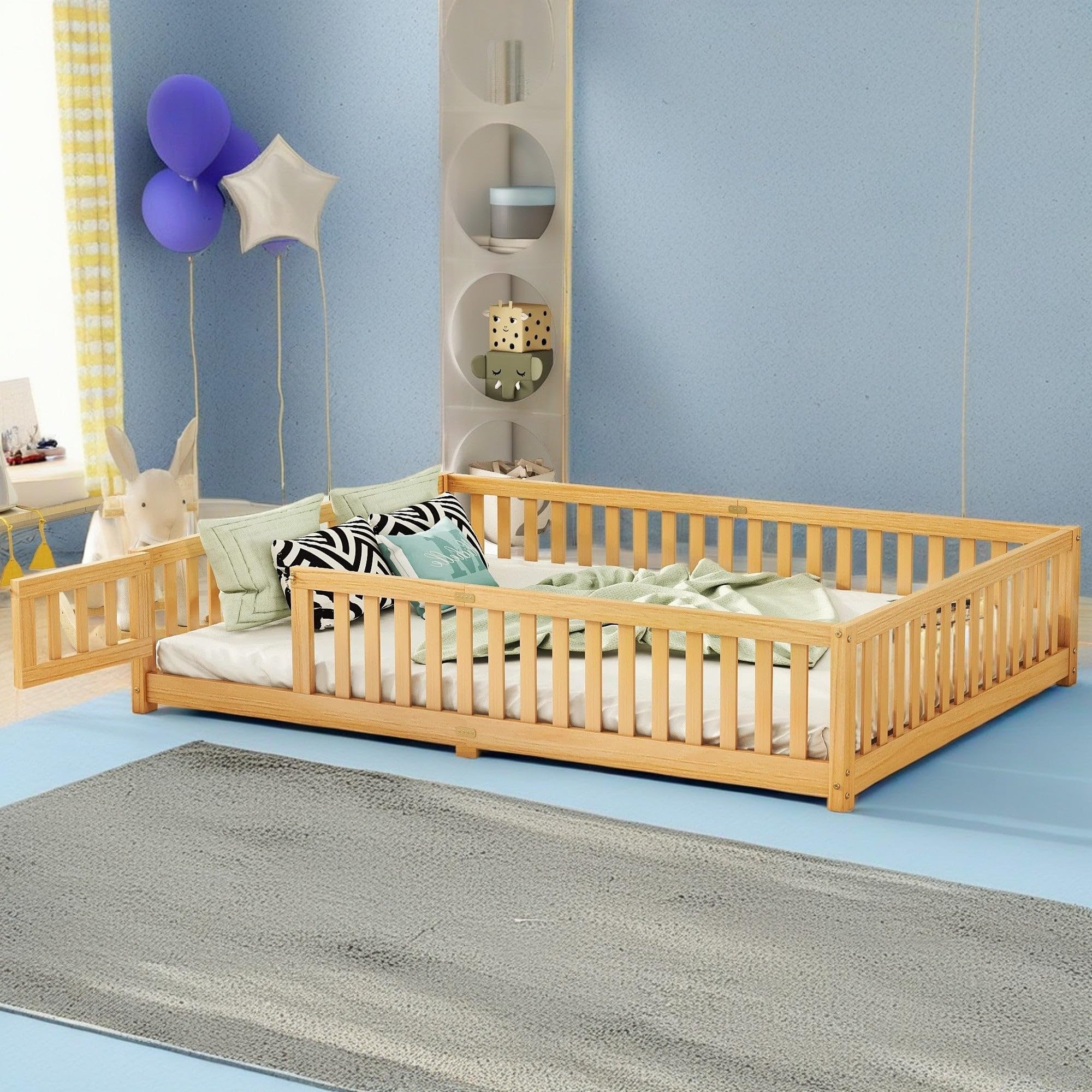 Snapklik.com : ROOMTEC Queen Size Montessori Floor Bed