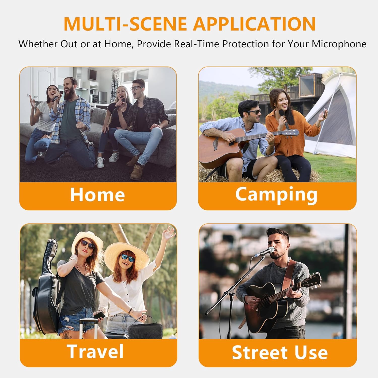 Wireless Microphone Case Compatible with JBL Wireless Two Microphone System, Handheld Dual Mic Travel Bag for Party Box, Singing, Karaoke for JBL mic, Receiver, Adapter, AA Batteries -Black (Box Only) - Image 4