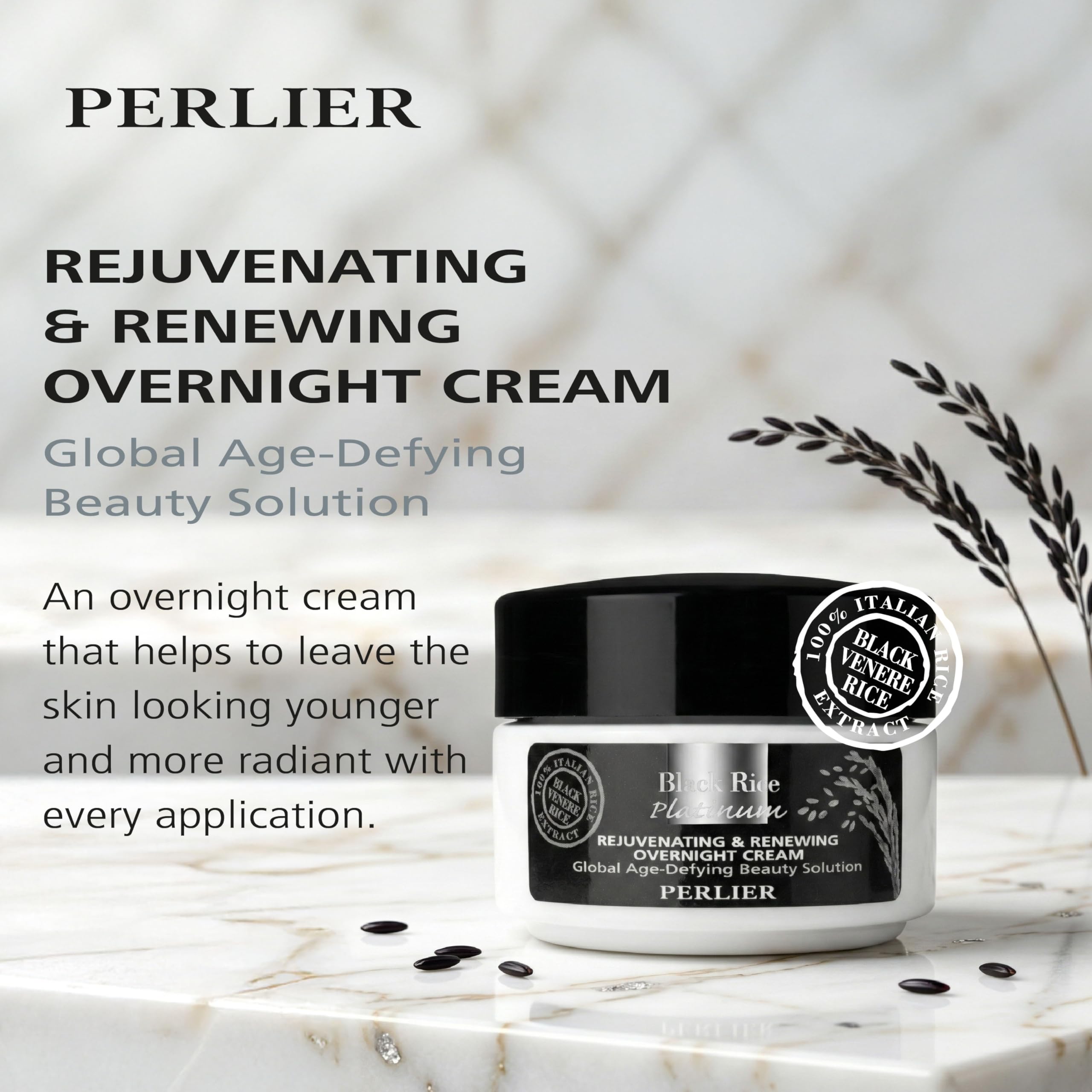 Amazon.com: Perlier Platinum Black Rice Rejuvenating & Renewing 