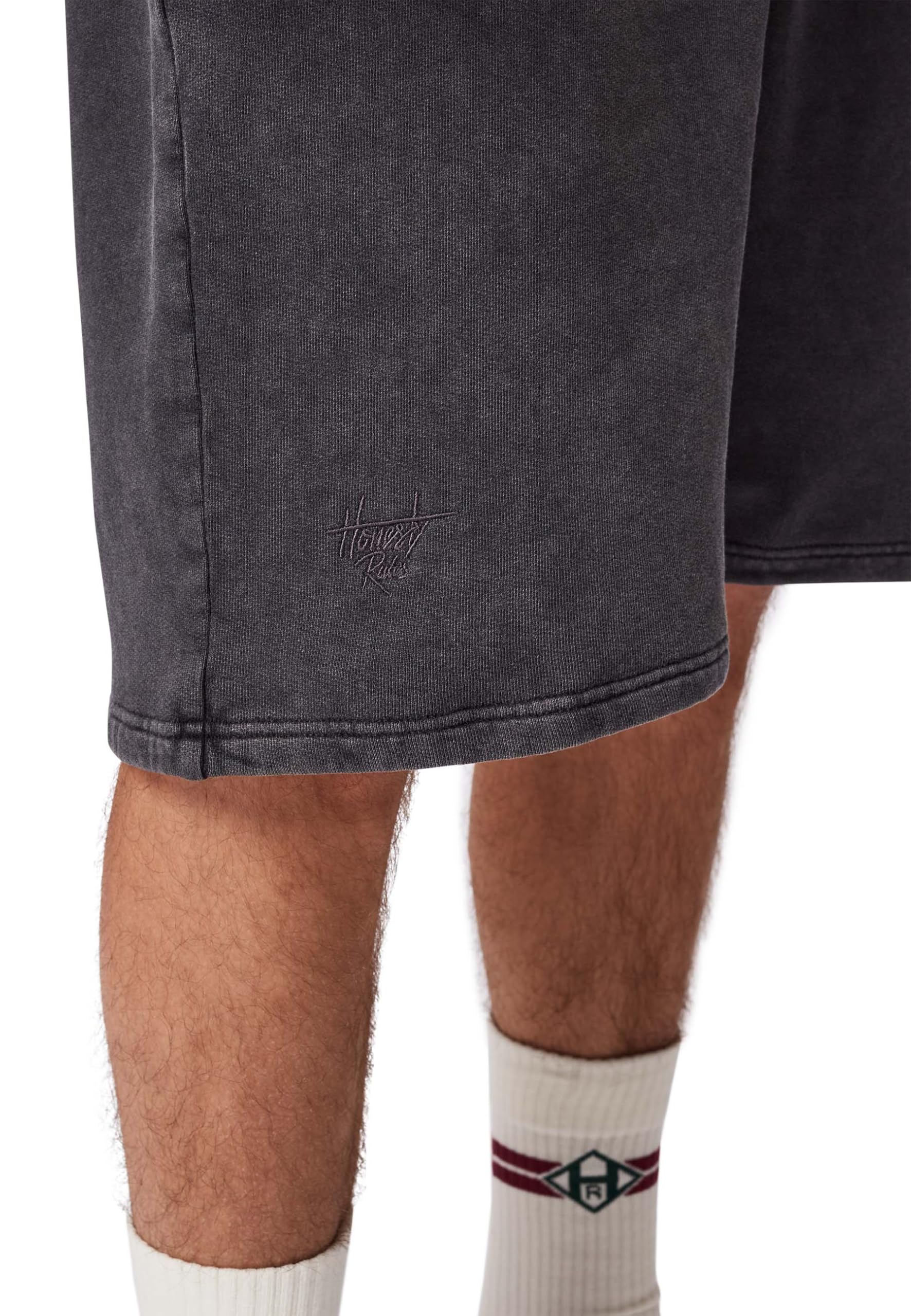 Honesty Rules Signature Sweat Herren Shorts, Regular Fit Kurze Jogginghose aus 100% Bio-Baumwolle, Bequeme Freizeithose für Männer mit elastischem Bund & Kordelzug