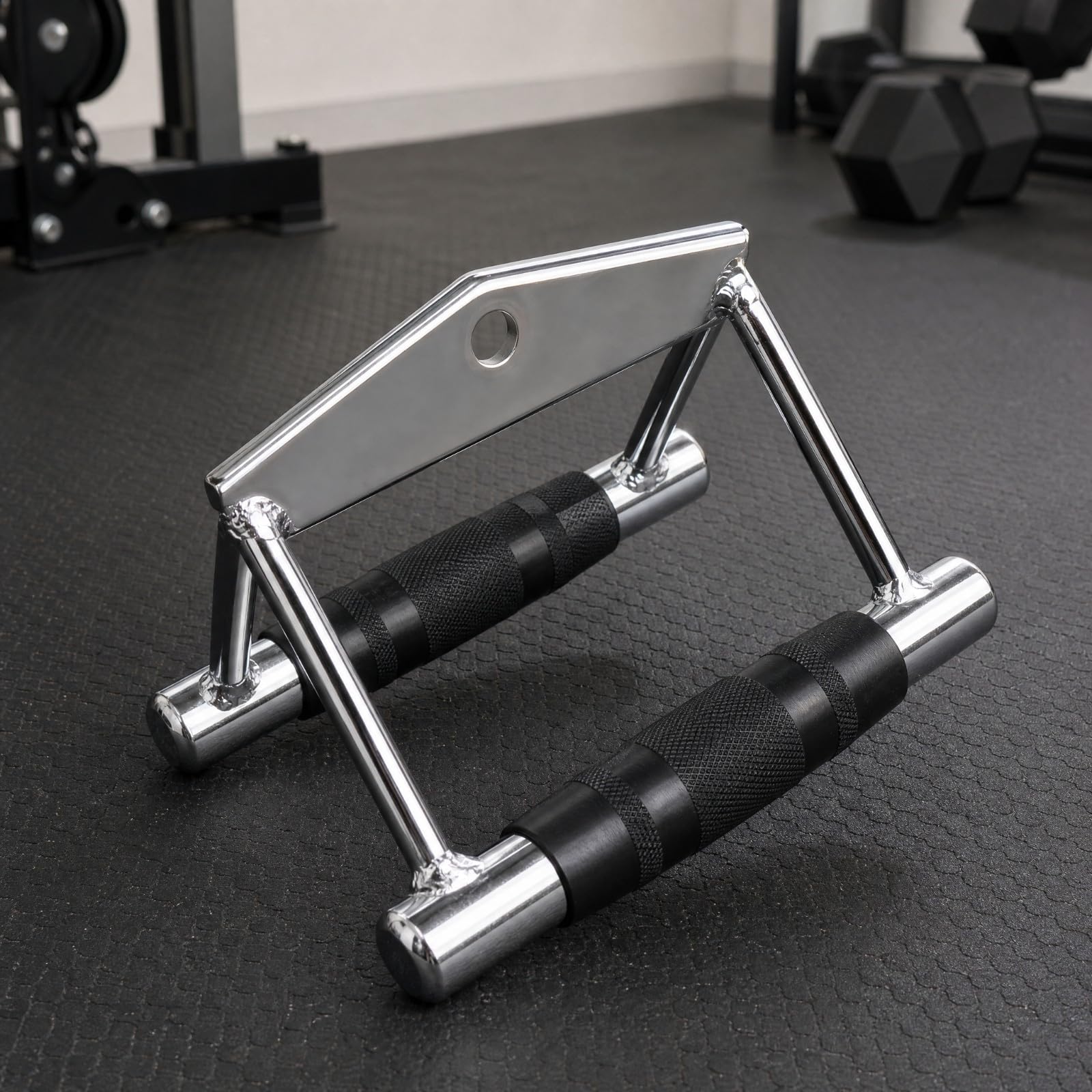Accesorio Cable con Triangular Cómodo Mango con Mosquetón Triangular Agarre para Gimnasio