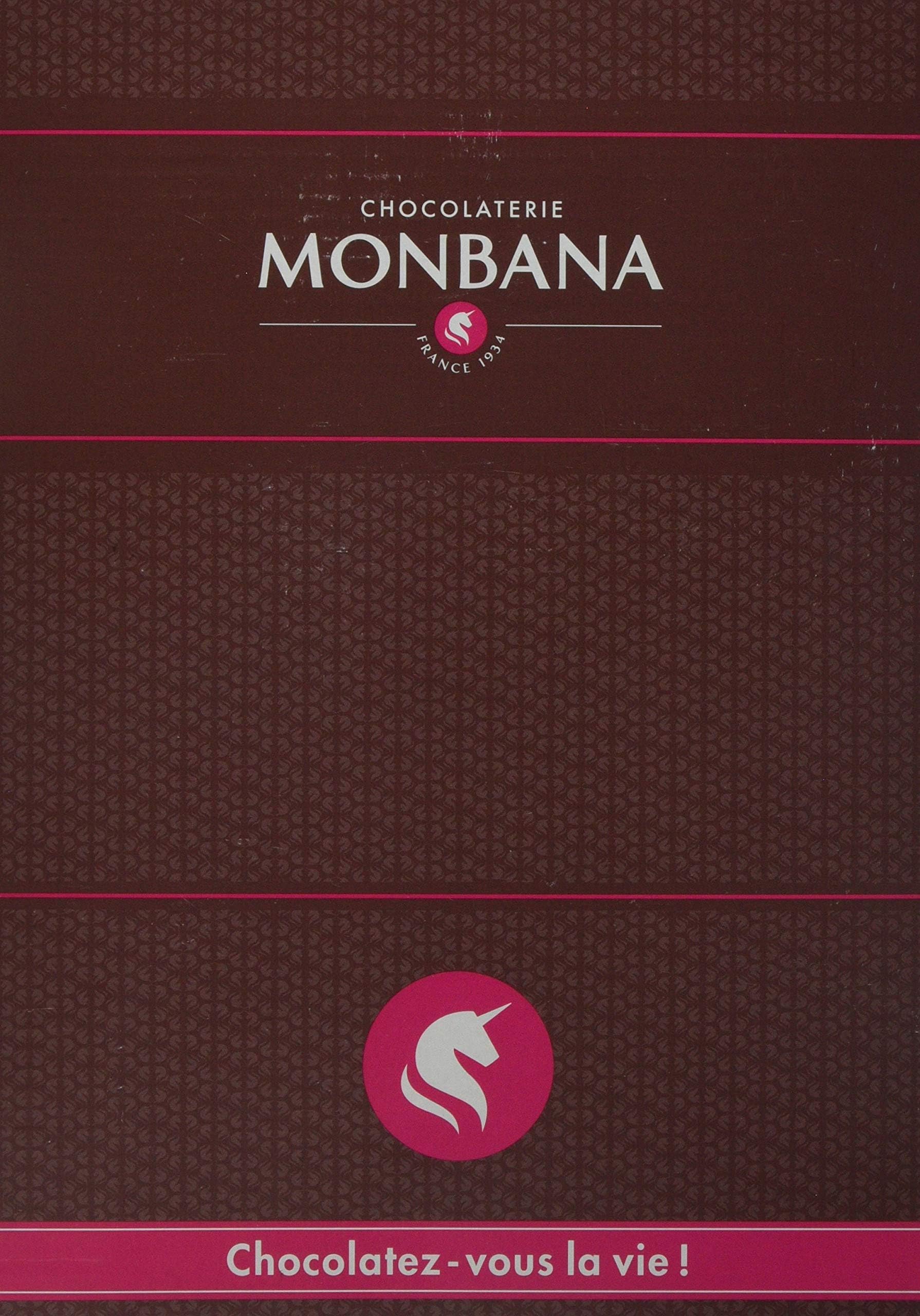 Monbana Chocolate Coated Almond Squares, 200-Count