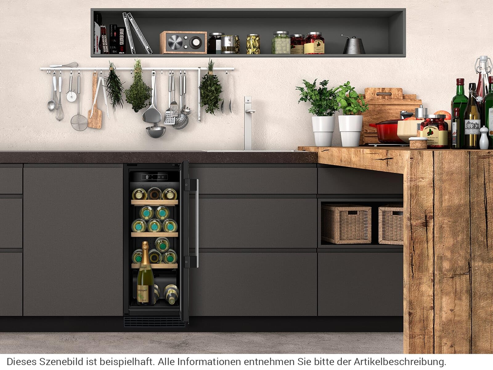 Neff KU9202HF0 Unterbau-Weinlagerschrank N70 82x30 cm 58l