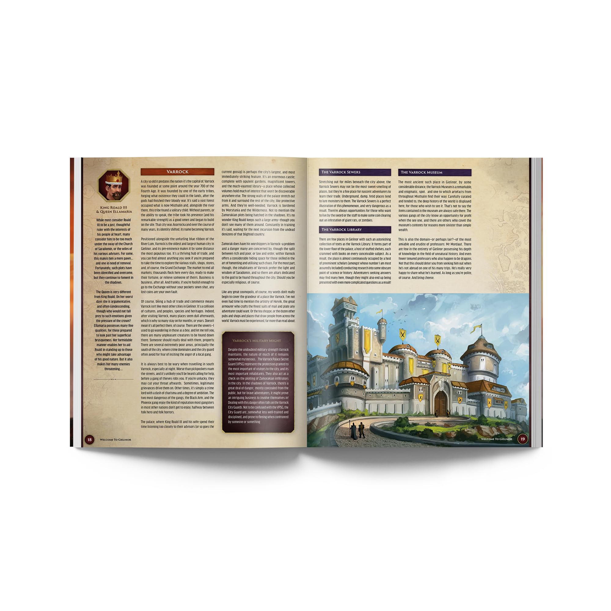 Steamforged Games | RuneScape Kingdoms: The Roleplaying Game | RPG | Core Book | Ages 14+ | Game in English