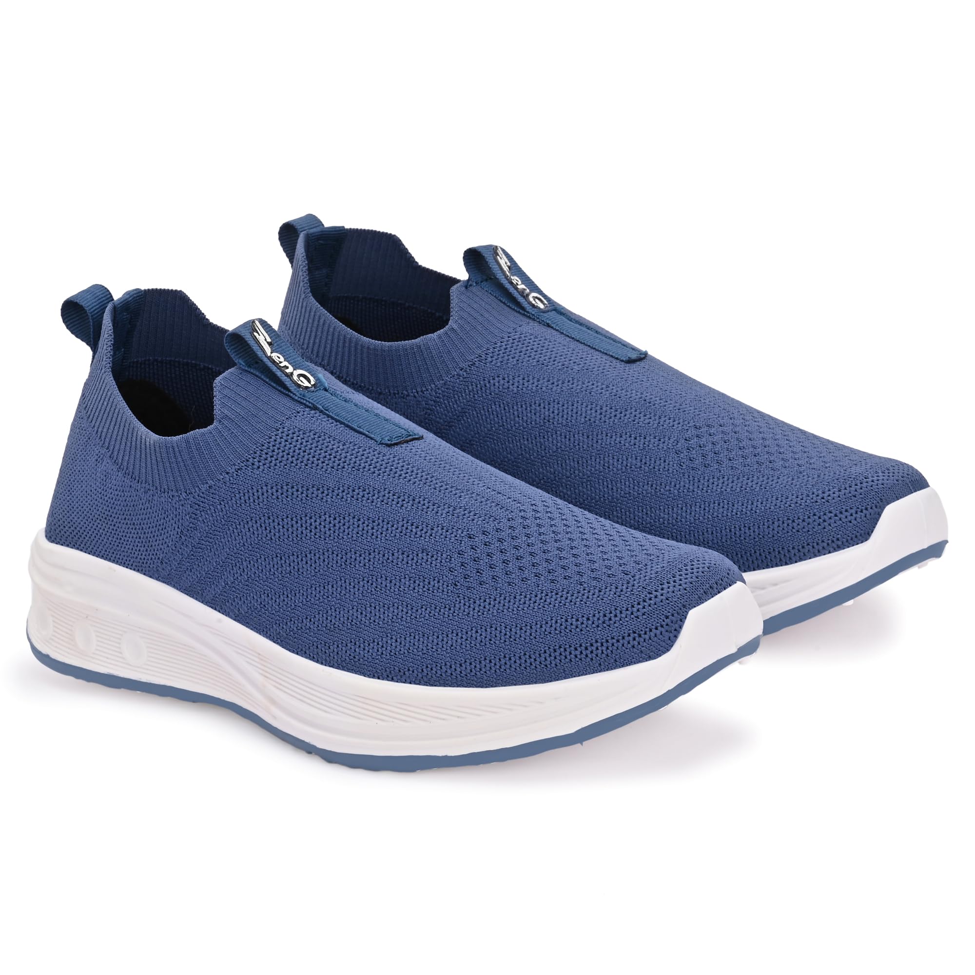 birde Stylish Comfortable Regular Wear Memory Foam PVC Blue Casual Shoes for Men-picture-39