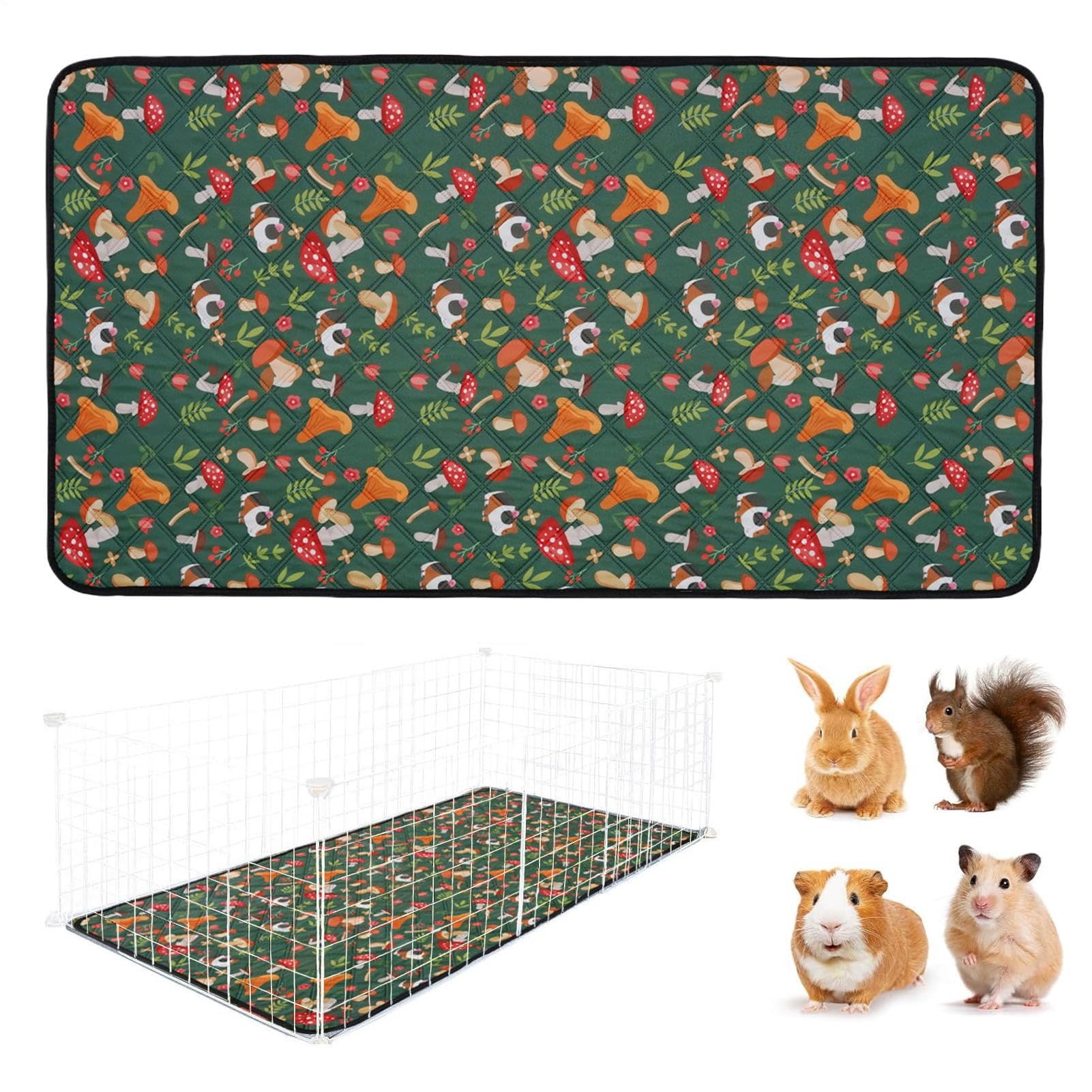Tapis de repos lavable pour cage de lapin : fini les odeurs et la poussière