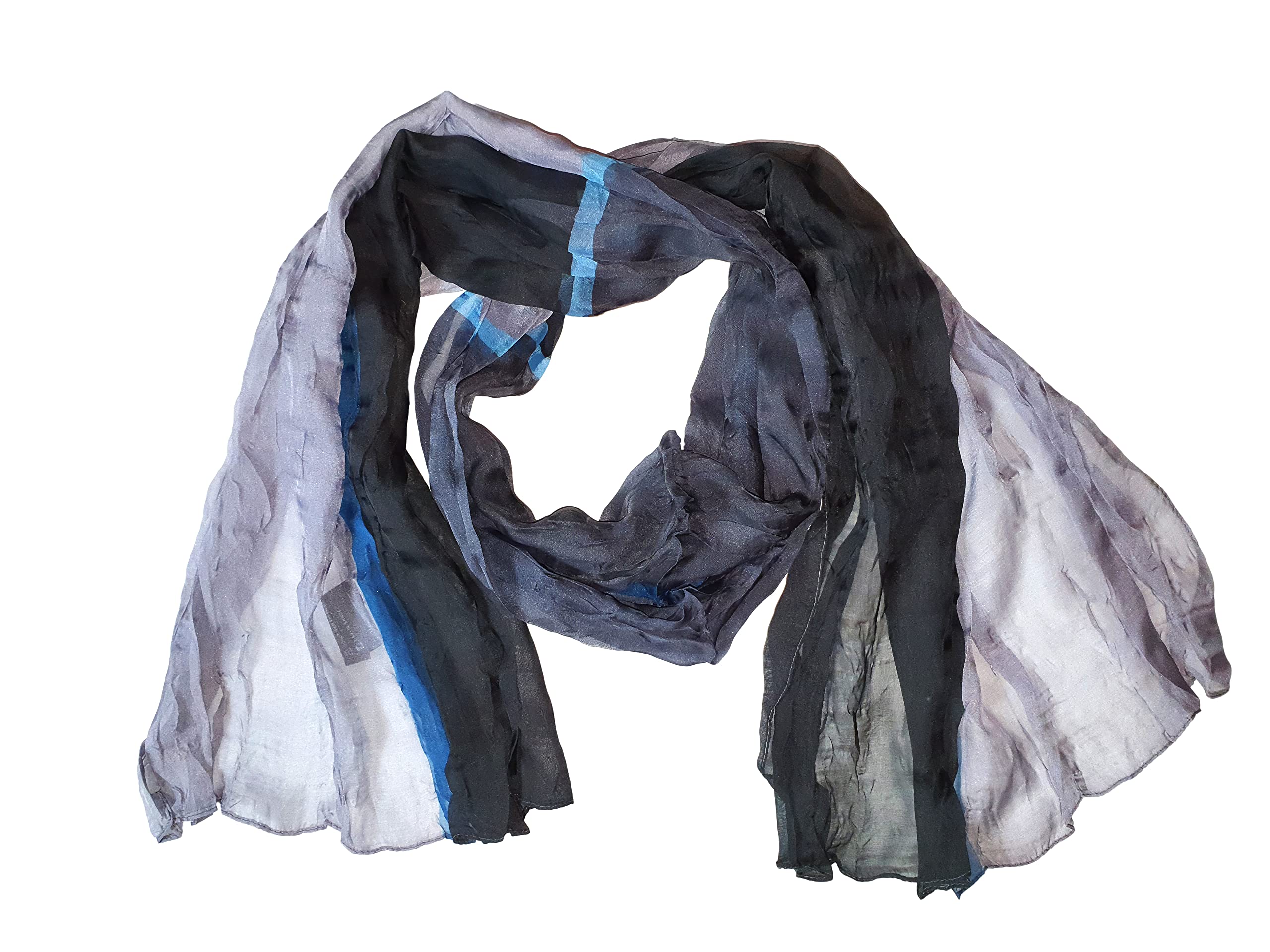 Posh Gear Donna Uomo sciarpa di seta Marinseta 100% Seta
