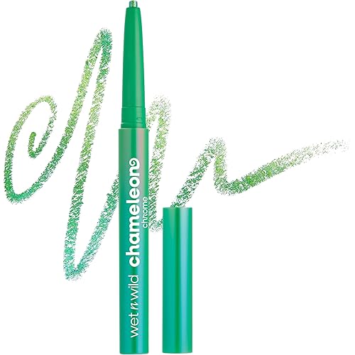 wet n wild Chameleon Chrome Retractable Waterproof Eyeliner, Smudge-Proof Dynamic Color Shift, Long-Lasting 18-Hour Wear, Cruelty-Free - Superstar Suit