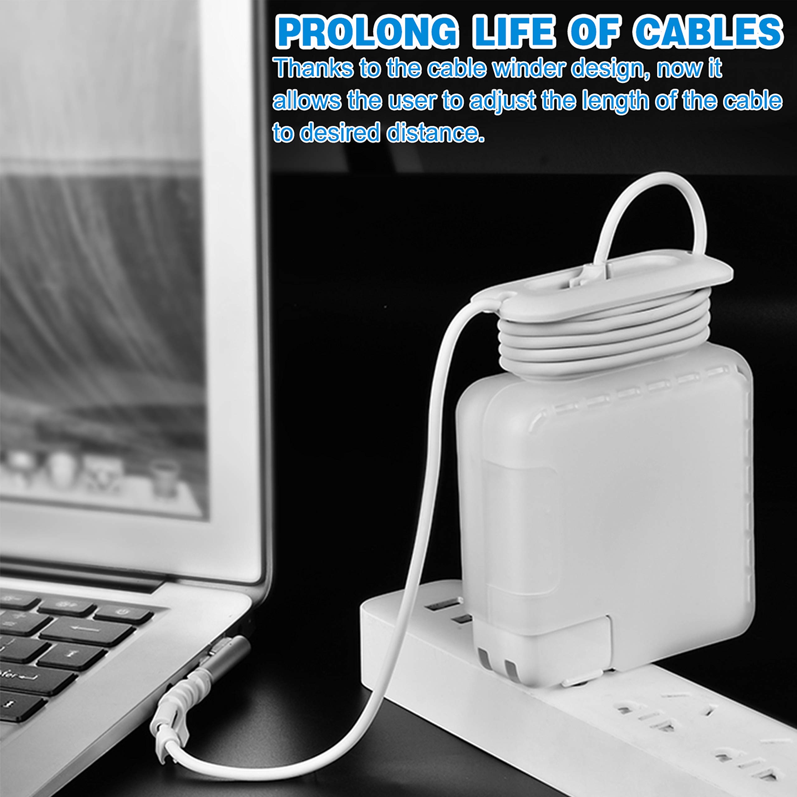 Macbook Charger Case Cover With Cord Winder Vaesida Travel