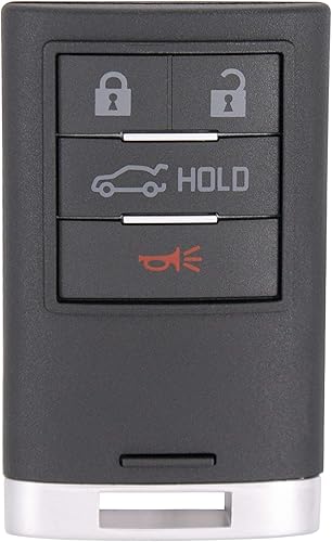 Keyless2Go Reemplazo para llave inteligente de proximidad de 4 botones para Cadillac NBG009768T 2856929