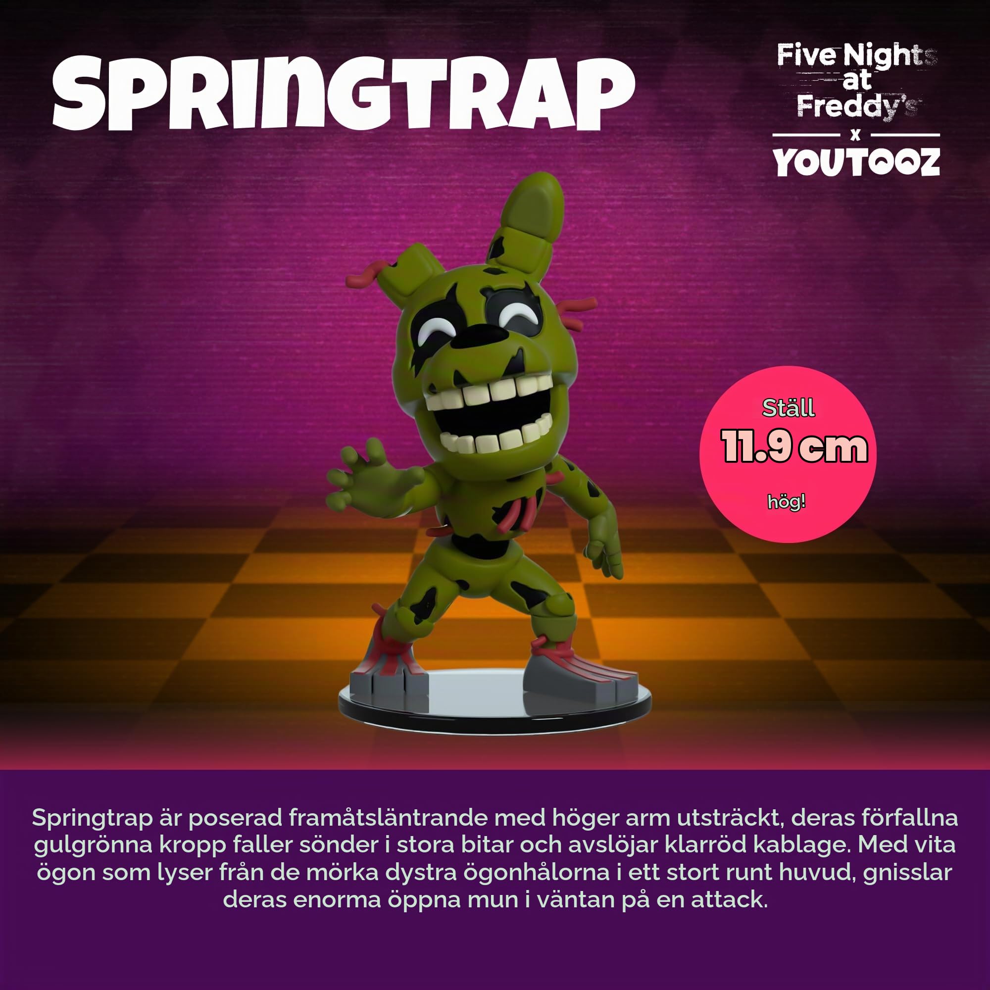 Youtooz Five Night's at Freddy - Springtrap Figure : Amazon.se: Toys