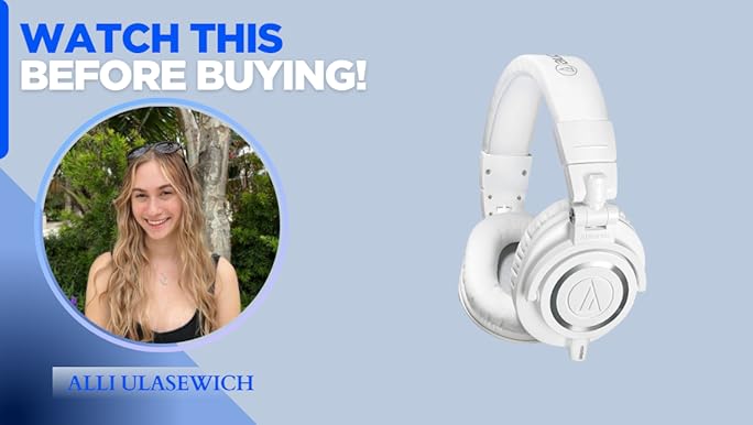 Amazon.com: Audio-Technica ATH-M50xWH Professional Studio
