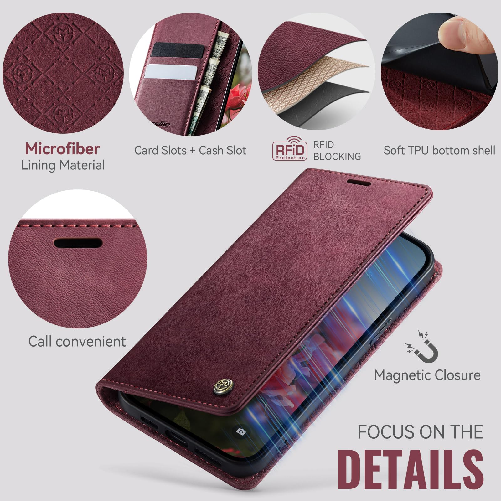 Custodia Per IPhone 16e Con Brillantini E Cristalli – Silicone Morbido TPU, Ultra Sottile, Resistente Agli Urti (Rosso)