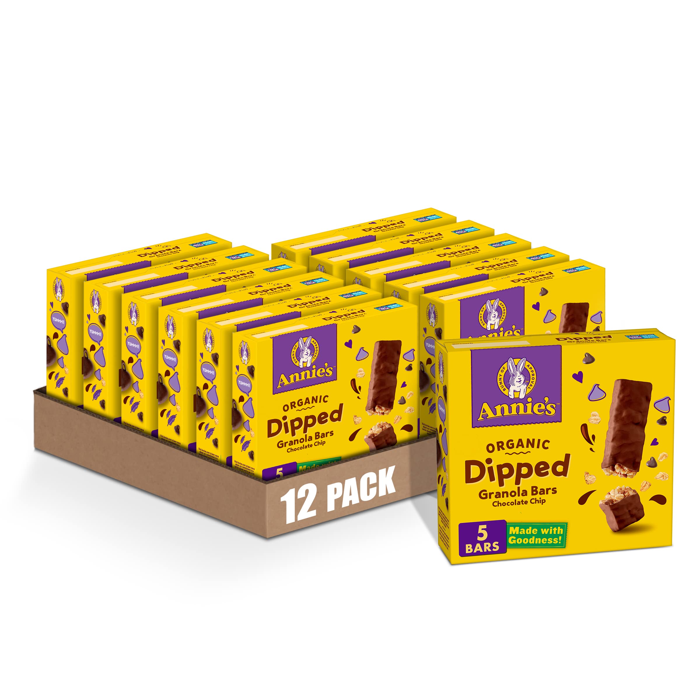 Snapklik.com : Annies Chocolate Dipped, Chewy Chocolate Chip Granola ...
