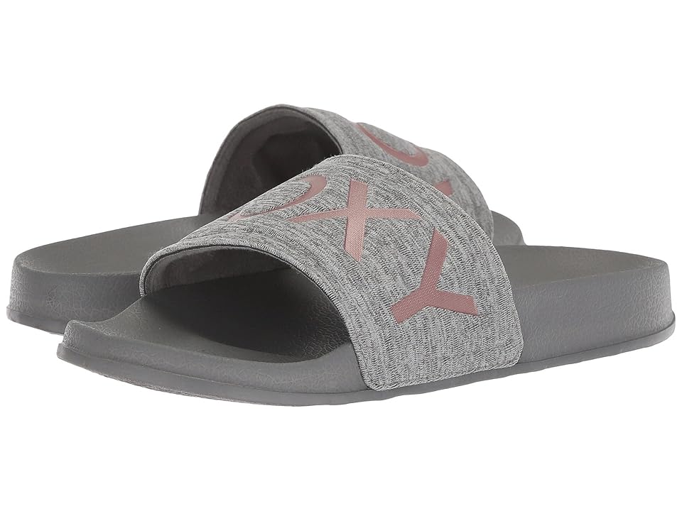

Roxy Slippy Textile (Grey) Women's Slide Shoes