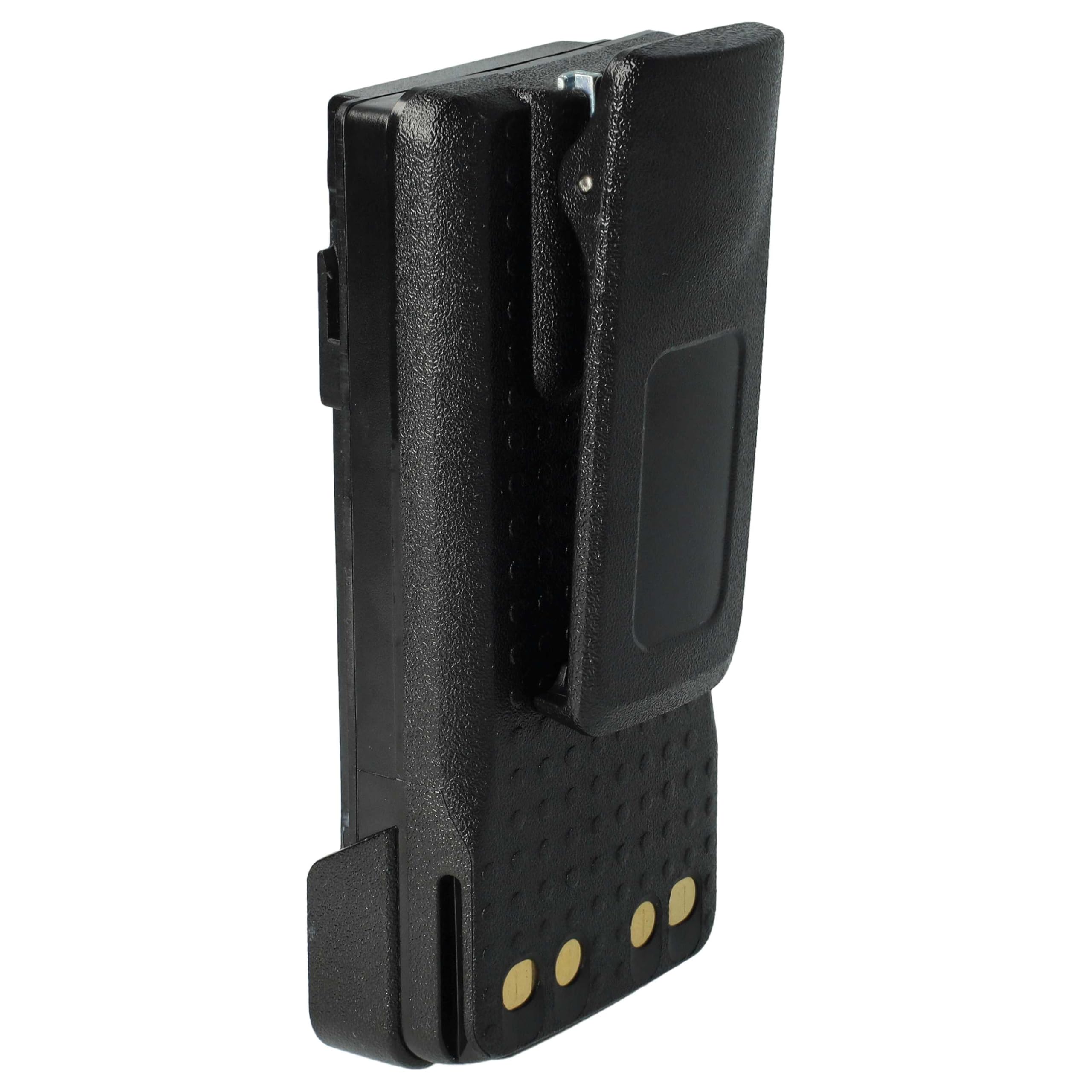 vhbw batteria sostituisce Motorola PMNN4406, PMNN4406BR, PMNN4409 per radio (2600mAh, 7,4V, Li-Ion) + clip