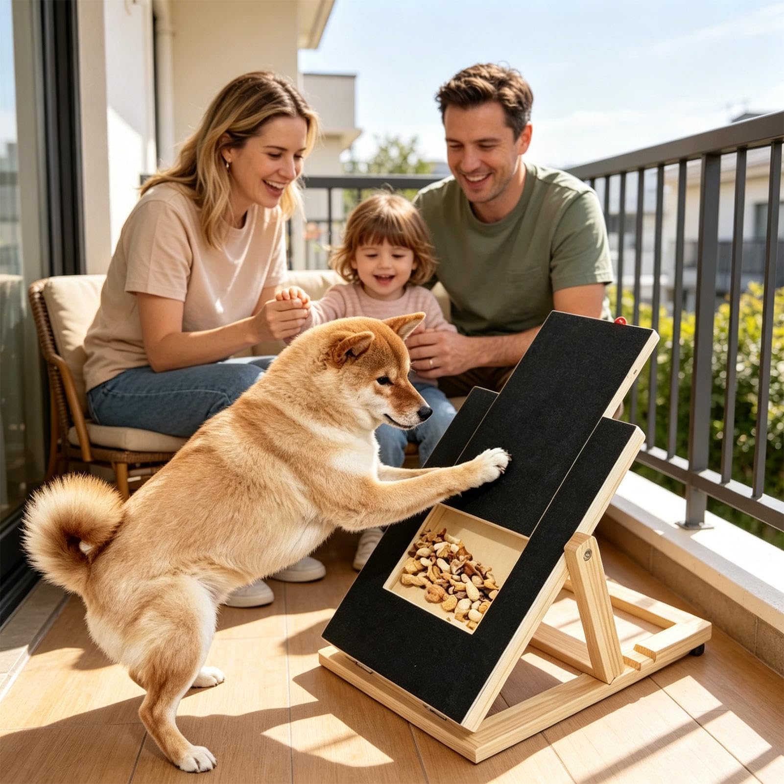 Accessoire de Grattage pour les Chiens Lime de Ponçage Réglable | Planche Limeuse pour Chien avec Tiroir à pour Maison, Salon, Entrée, Appartement, Coin Détente, Coin Bain, Chambre, Cuisine