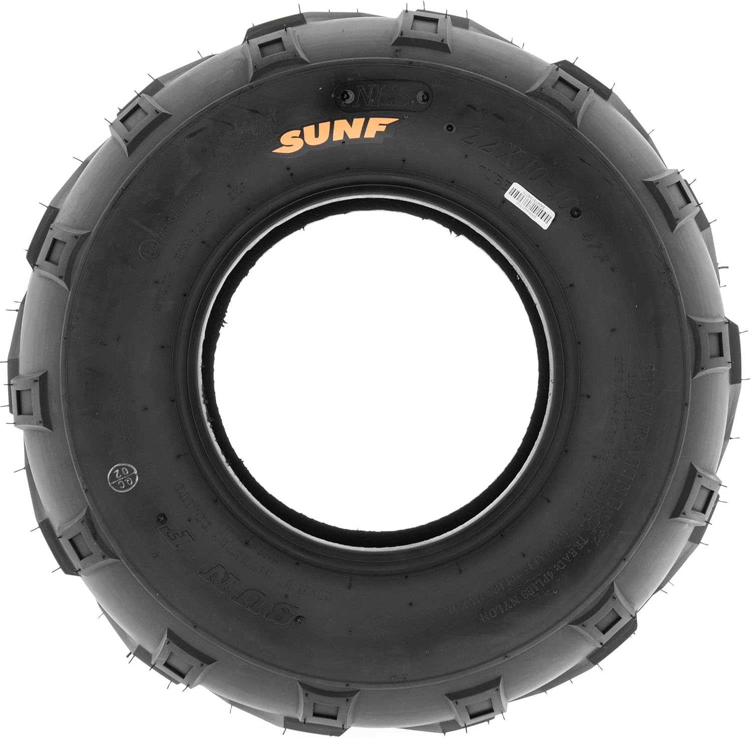 Set of 4 SunF A004 Go-Kart ATV Tires 16x8-7 Front & 16x8-7 Rear, all terrain, 6 PR, Tubeless