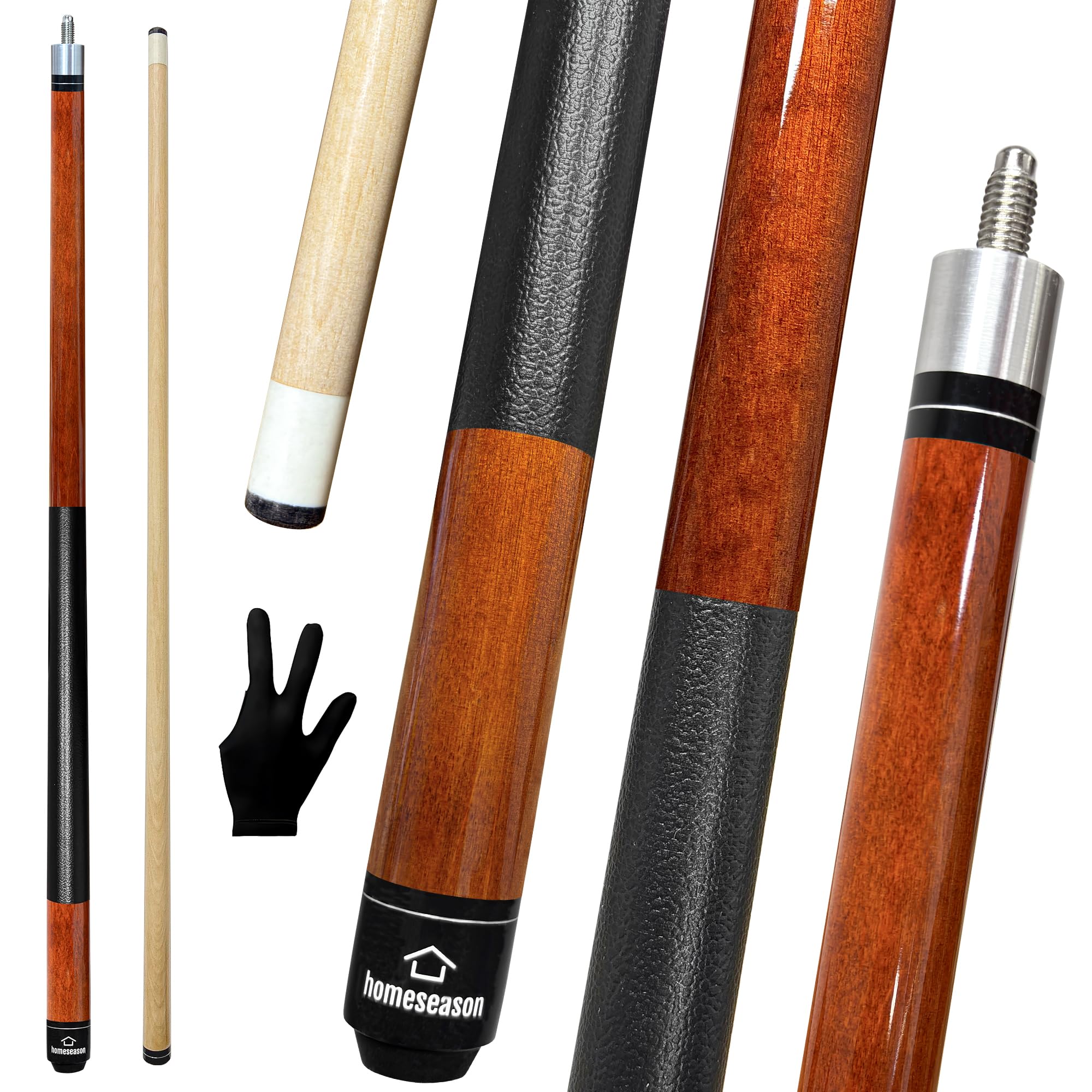 Queue de billard pour bar et maison de 147,3 cm avec procédé résistant de 13 mm - 7