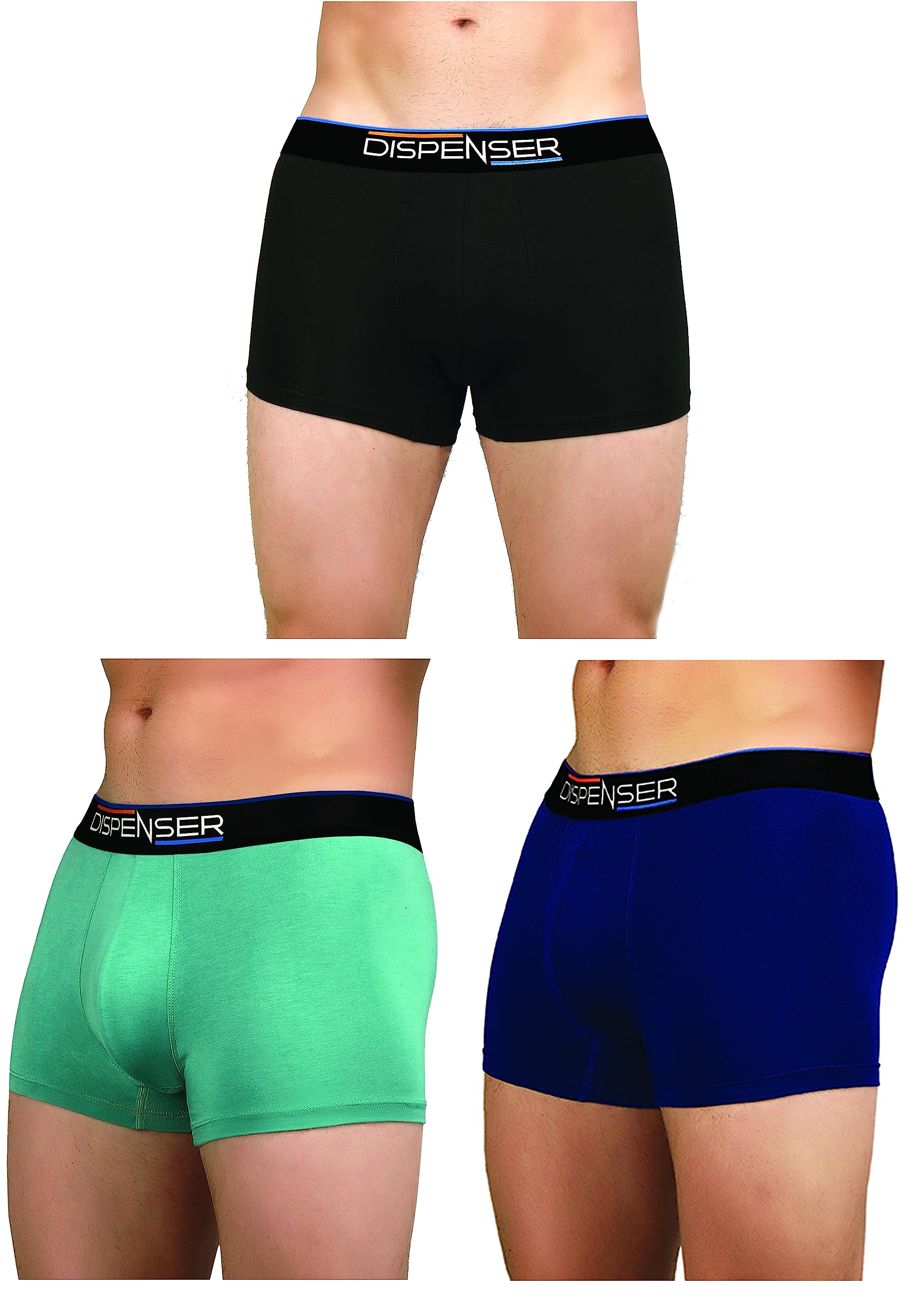 DISPENSERMens Underwear || Micro Modal Trunk || Boxer ||Shorts || Underwear Pack of 3