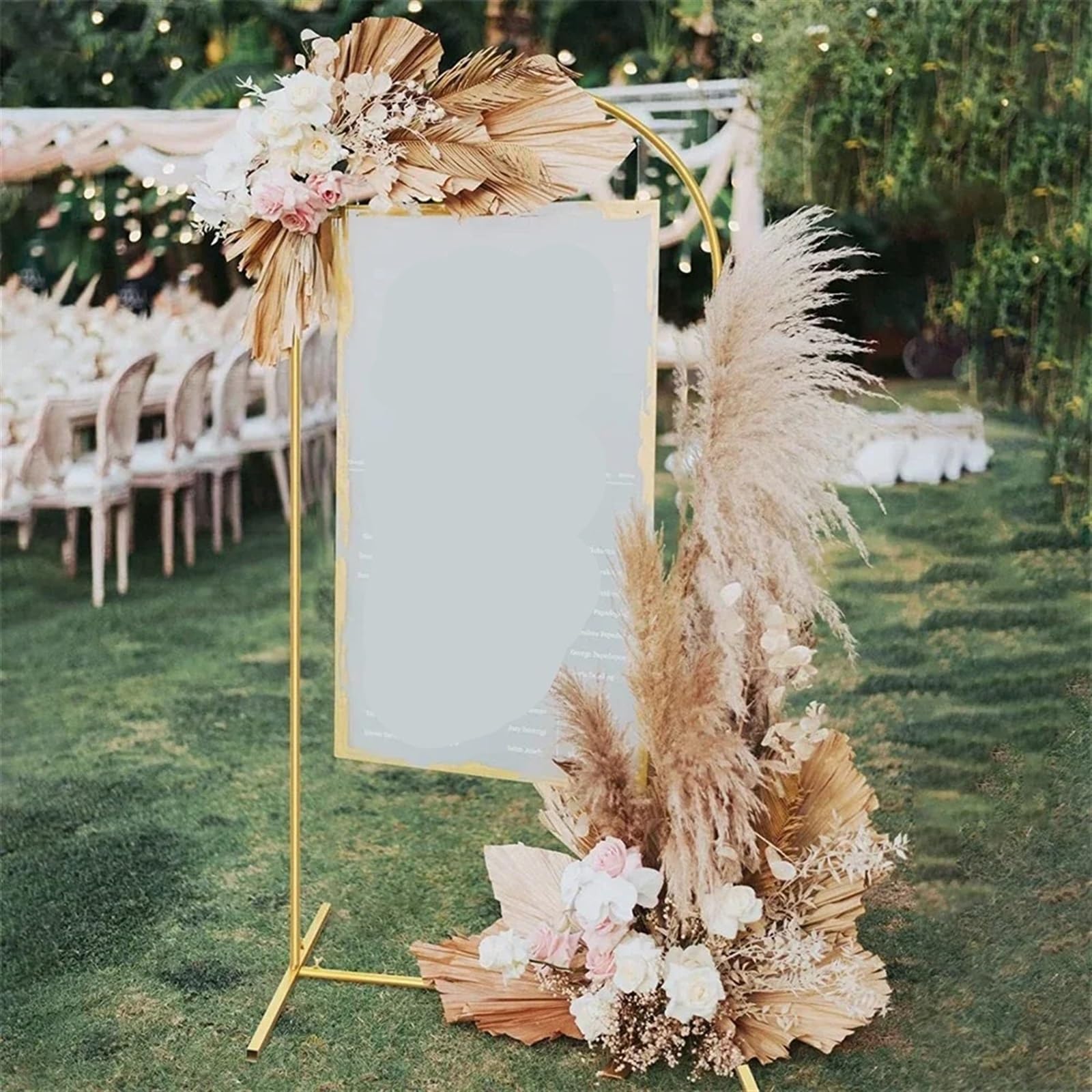 Kit de soporte para globos de hierro para boda, decoración de arco semicircular, fiesta de cumpleaños, accesorios para fiestas festivas (Schwarz, 2 m)