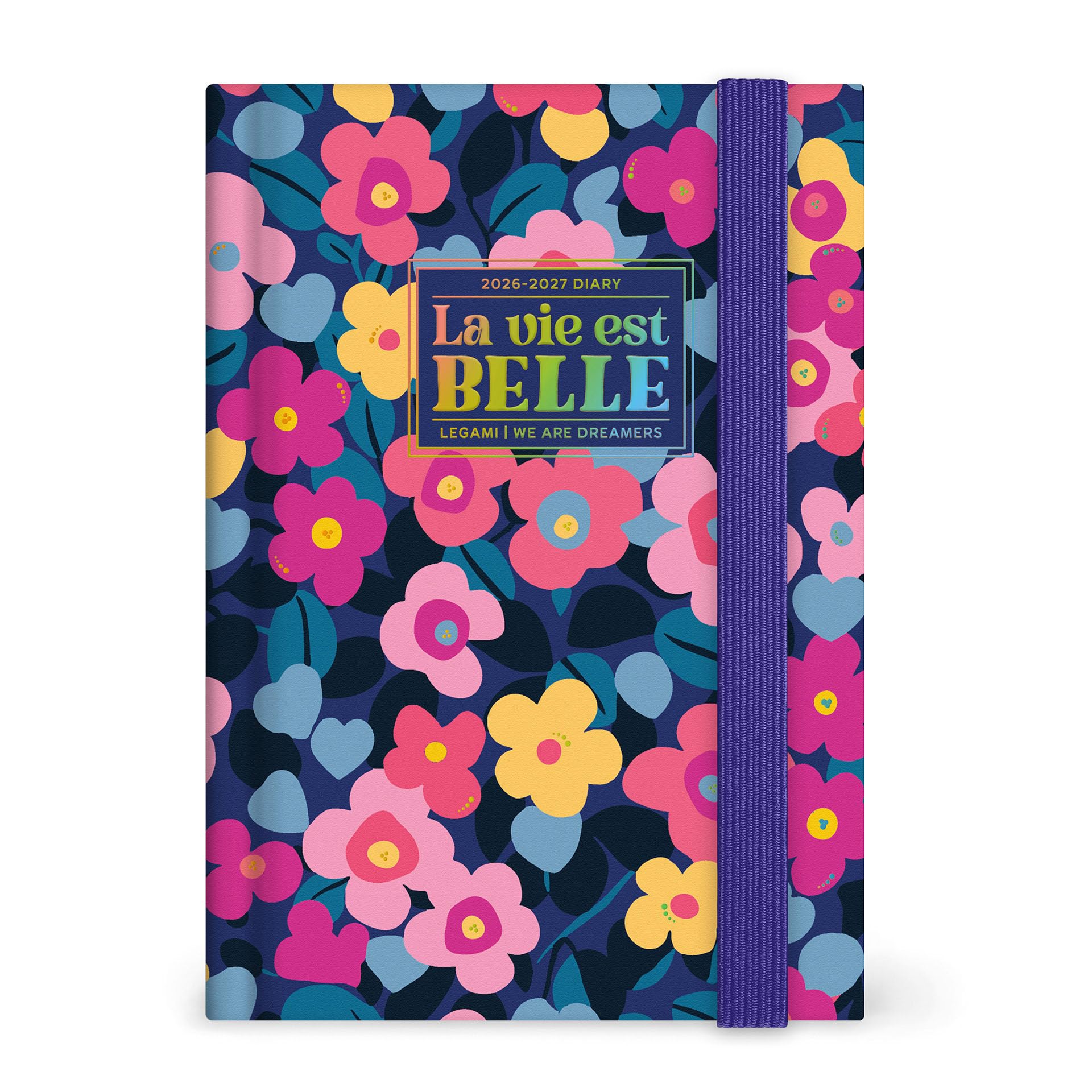 Legami - Daily Photo Diary 2026-2027, Flowers, 16 Months Small, Diary September 2026 to December 2027, Elastic Closure, FSC Certified Paper, 9.5 x 13.5 cm — image 1