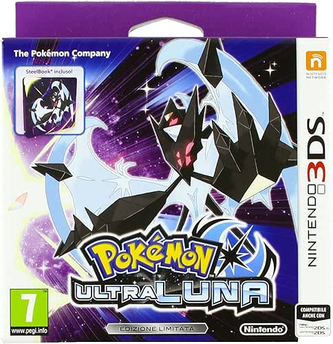 Pokémon Ultra Luna + Steelbook - Limited - New Nintendo
