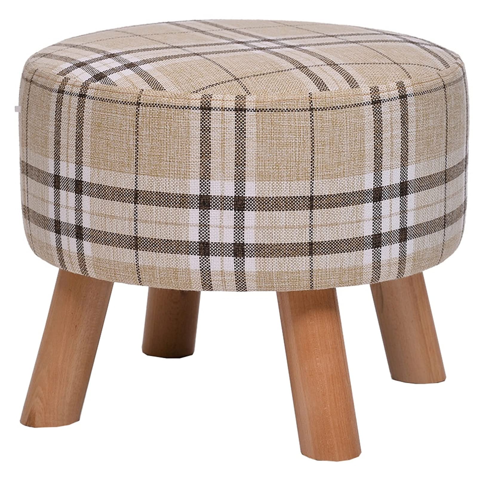 Banc à chaussures en bois massif avec coussin éponge confortable