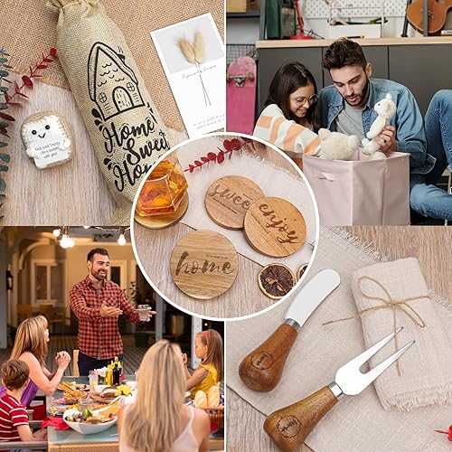 Miniatura 2 de Regalos de inauguración de la casa para nuevo hogar regalos para el hogar cestas de regalo de inauguración de la casa para parejas amigos clientes