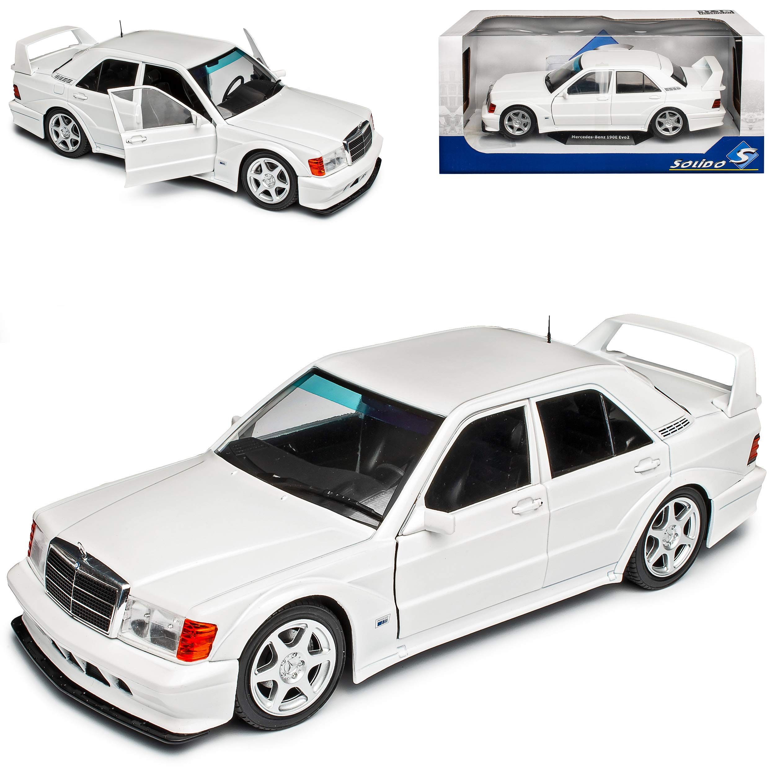 Mercedes-B C-Klasse 190E W201 2.5-16V Evolution II Weiss 1982-1993