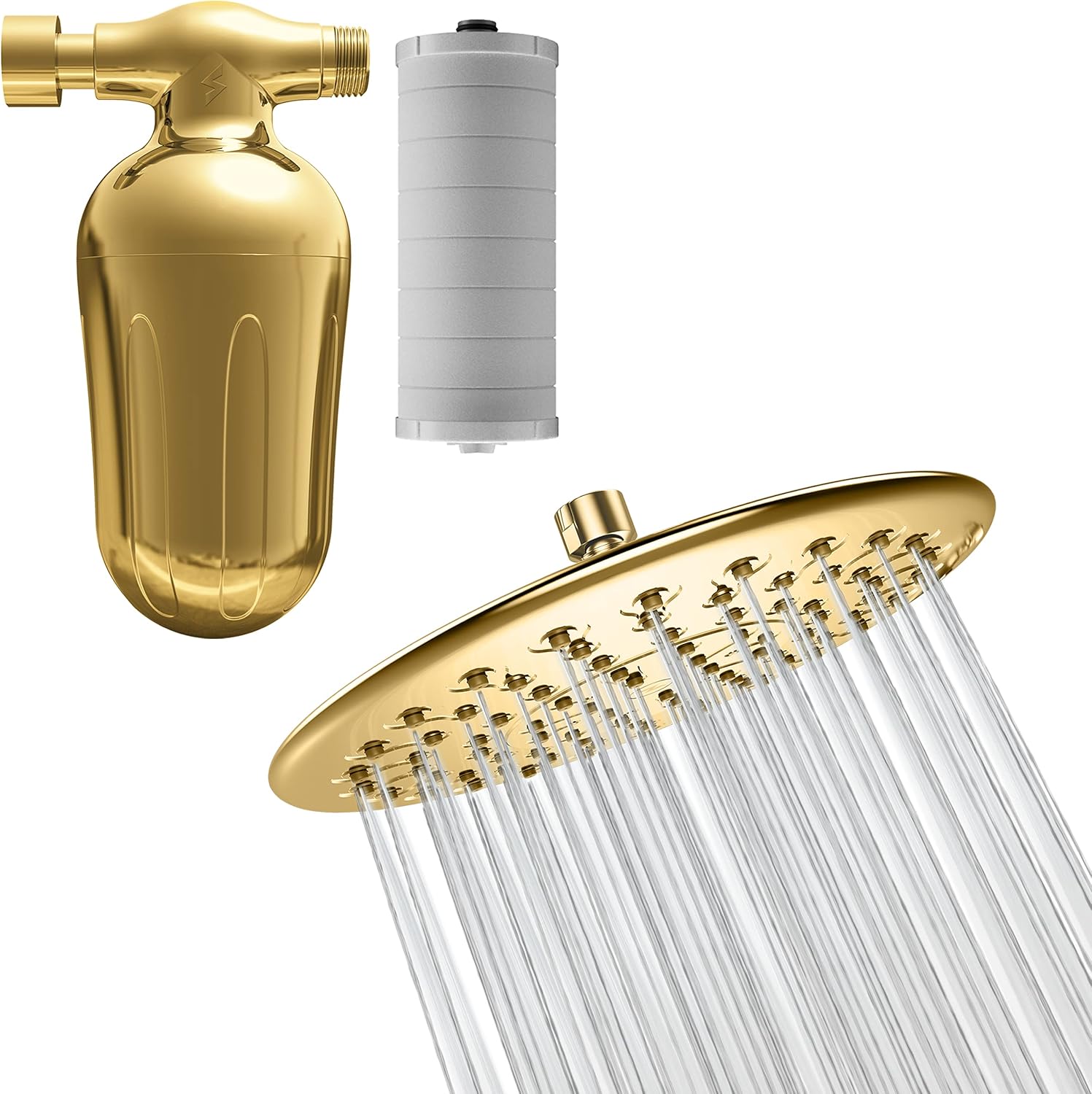 SparkPod 9.5 Inch Large Rain Shower Head with Ultra Shower Filter