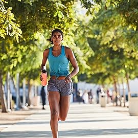 Takeya Originals 24 oz Vacuum Insulated Stainless Steel Water Bottle with Spout Lid, White