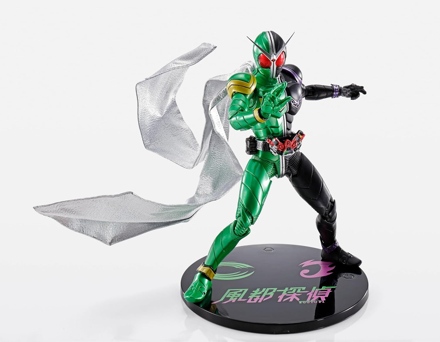 TAMASHII NATIONS - Masker Rider - Kamen Rider Double CycloneJoker (Fuuto PI ver.) (Shinkocchou Seihou) Reissue, Bandai Spirits S.H.Figuarts Action Figure