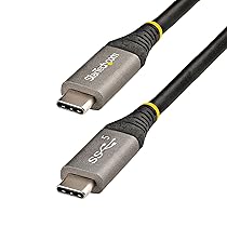 StarTech.com Cavo USB tipo C da 2m – Cavo da USB-C a USB-C 5Gbps – USB-C 3.2 Gen 2 Type-C – 100W (5A) Power Delivery – Supporta DP Alt Mode (USB315CCV2M)