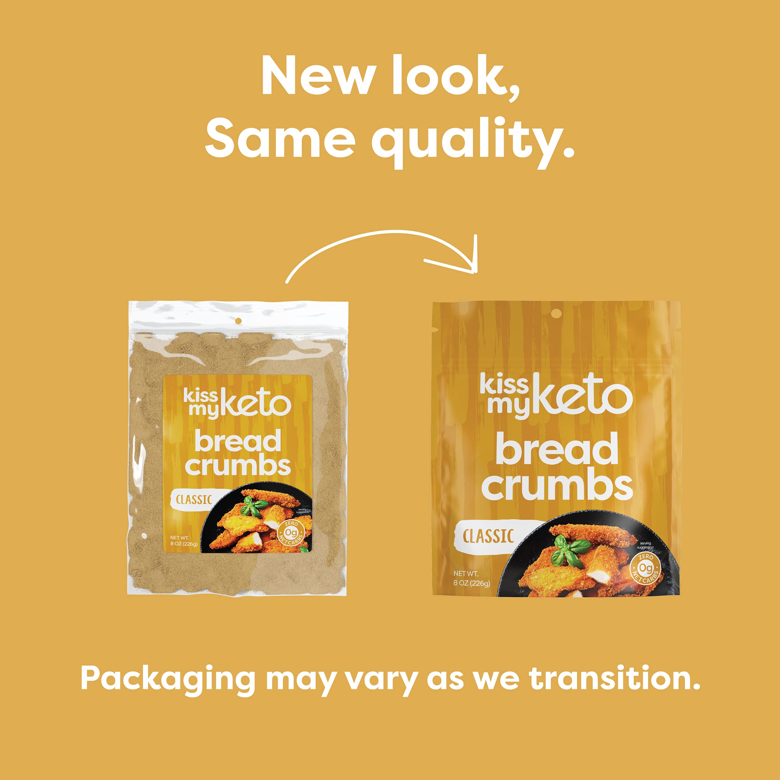 Contains Vital Wheat Gluten Kiss My Keto Bread Crumbs Plain Zero