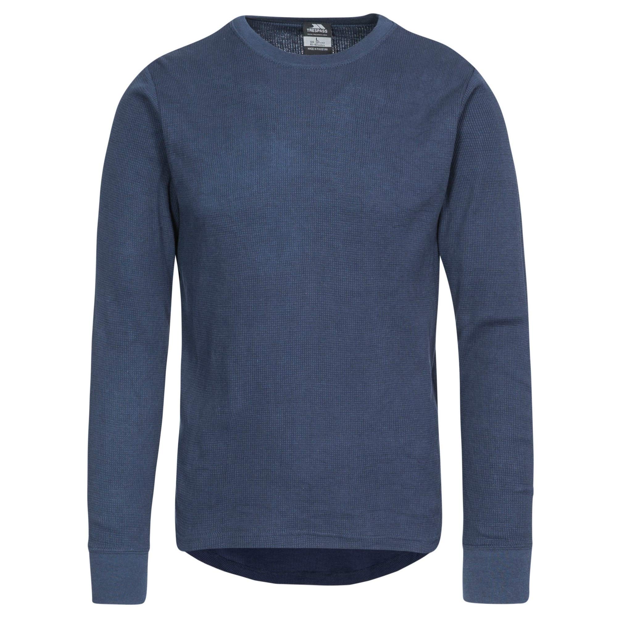 Trespass Adults Unisex Unify Thermal Base Layer Top (M) (Navy)