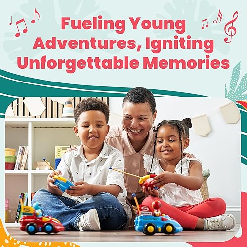 Miniatura 7 de OMBU Paquete de 2 autos a control remoto para niños  Juguetes para niños pequeños de 3 a 4 años, auto a control remoto para niños pequeños de 1 a 3