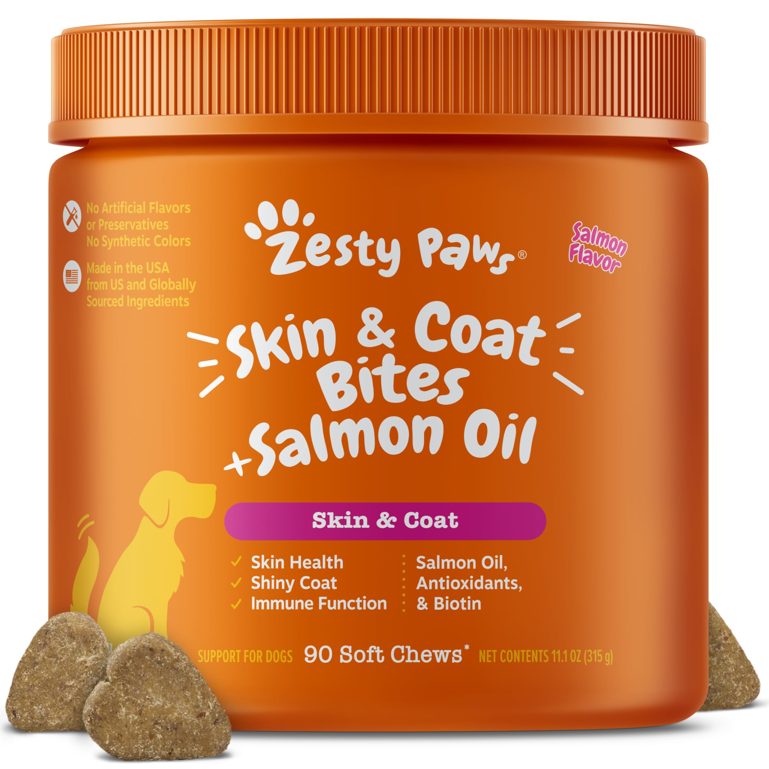 Zesty PawsSalmon Bites 90ct