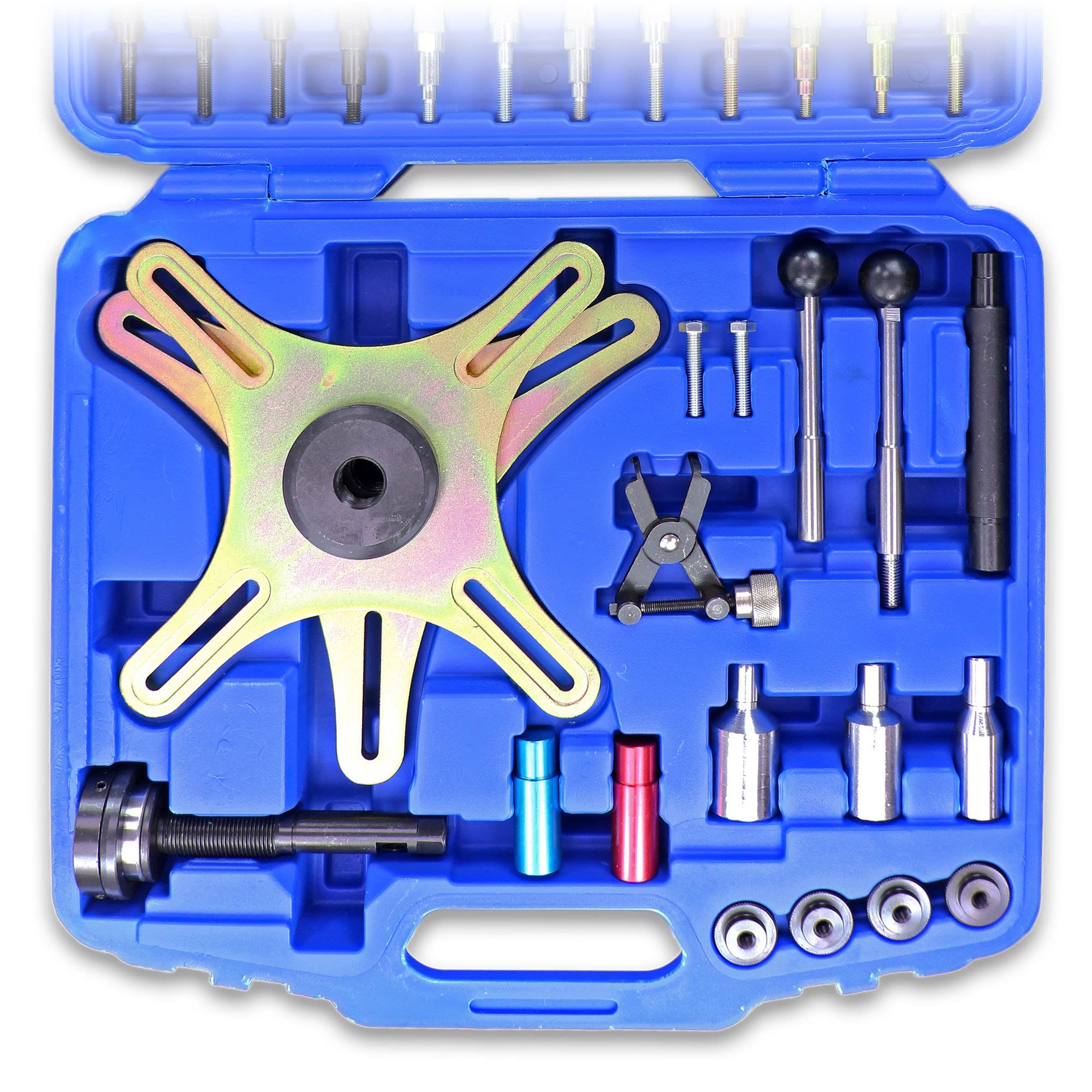 ENVA 38-TLG Utensile per frizioni sac e X-tend Utensile per Lo smontaggio del Gruppo Frizione con Passo a 3 e 4 Fori Utensile per Il centraggio della Frizione