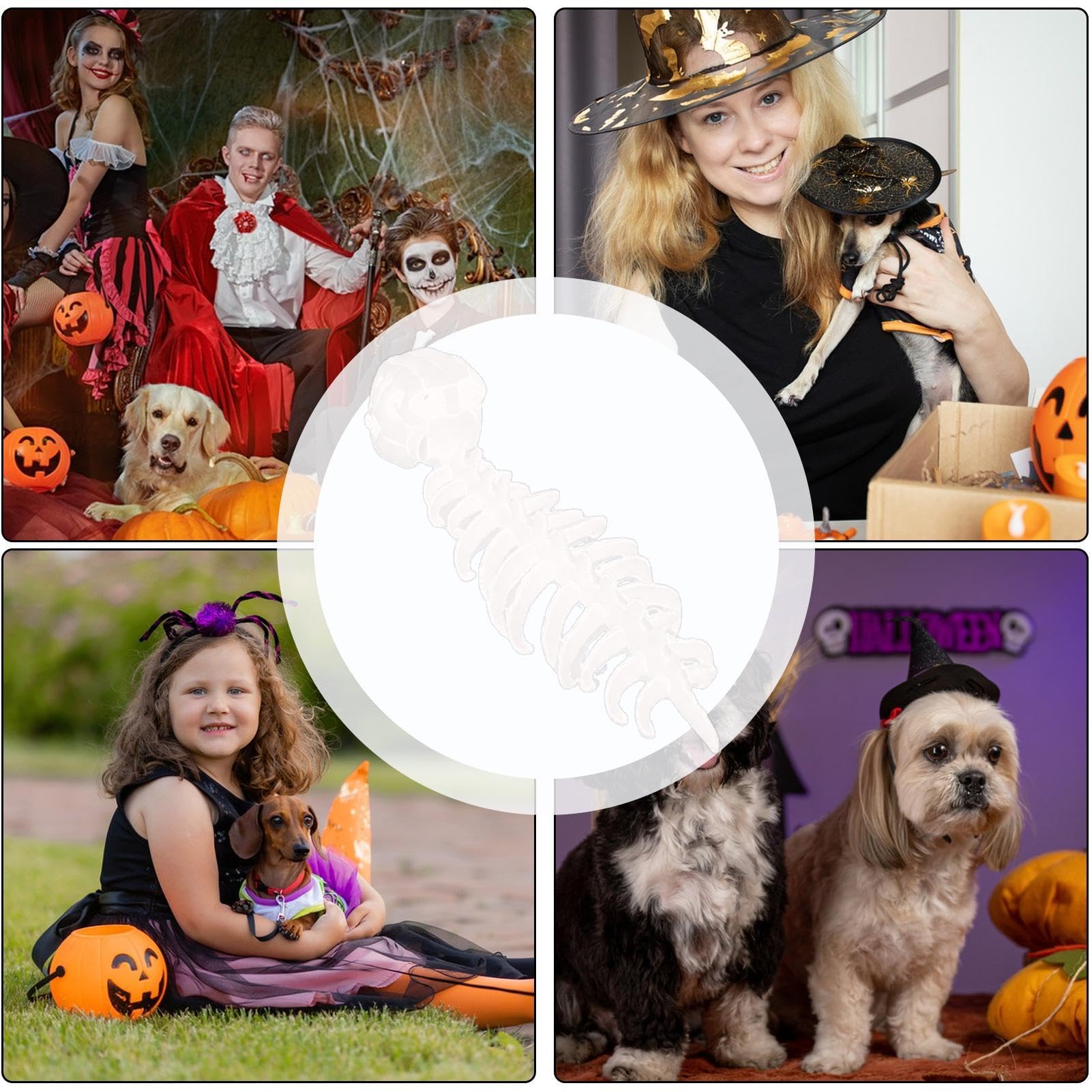 Costume Halloween Da Scheletro Per Cani Vestiti Divertenti Cosplay | Costumi Divertenti Per Cani Per Spettacoli Festival Teatro Esibizioni Feste Vacanze Ballo Maschera Cospl
