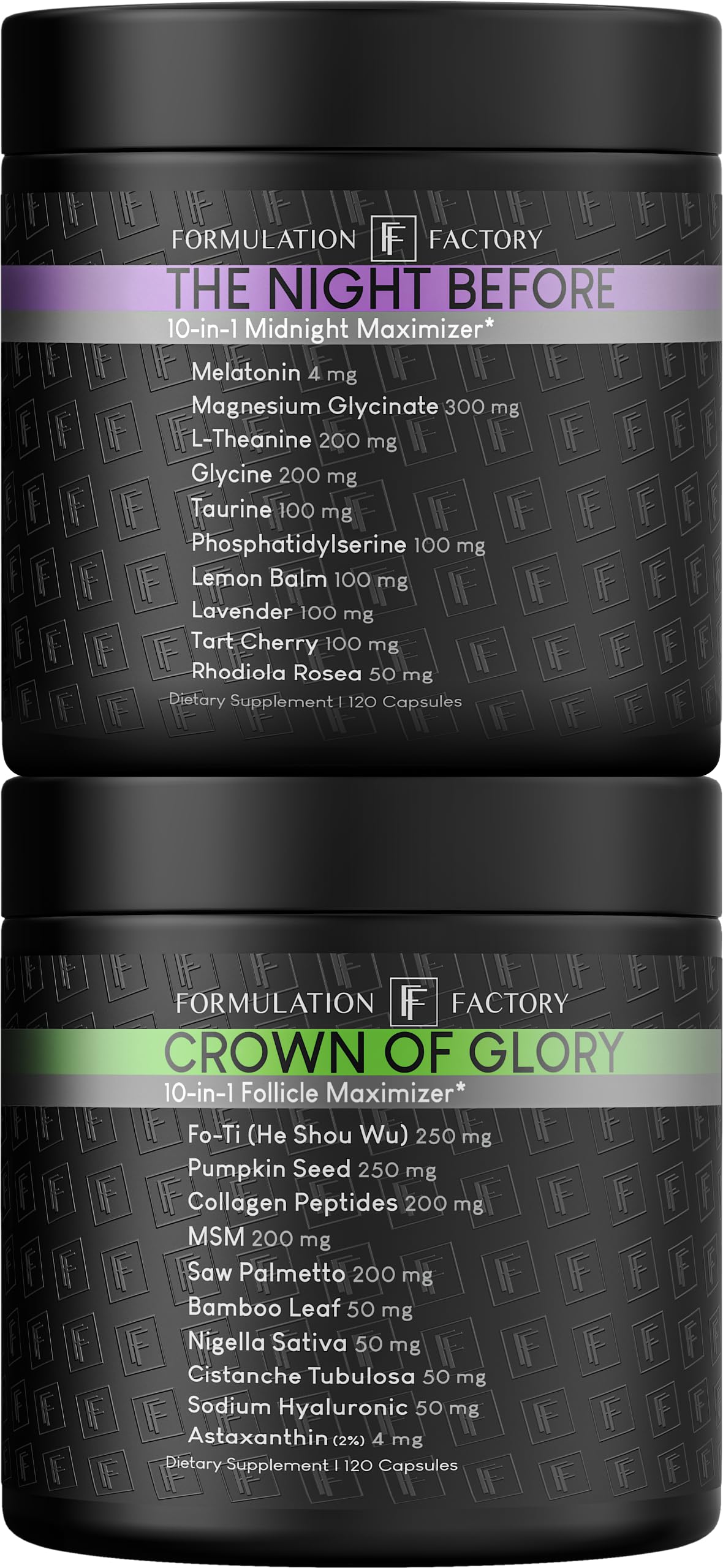 Formulation Factory The Night Before x Crown of Glory (Bundle)