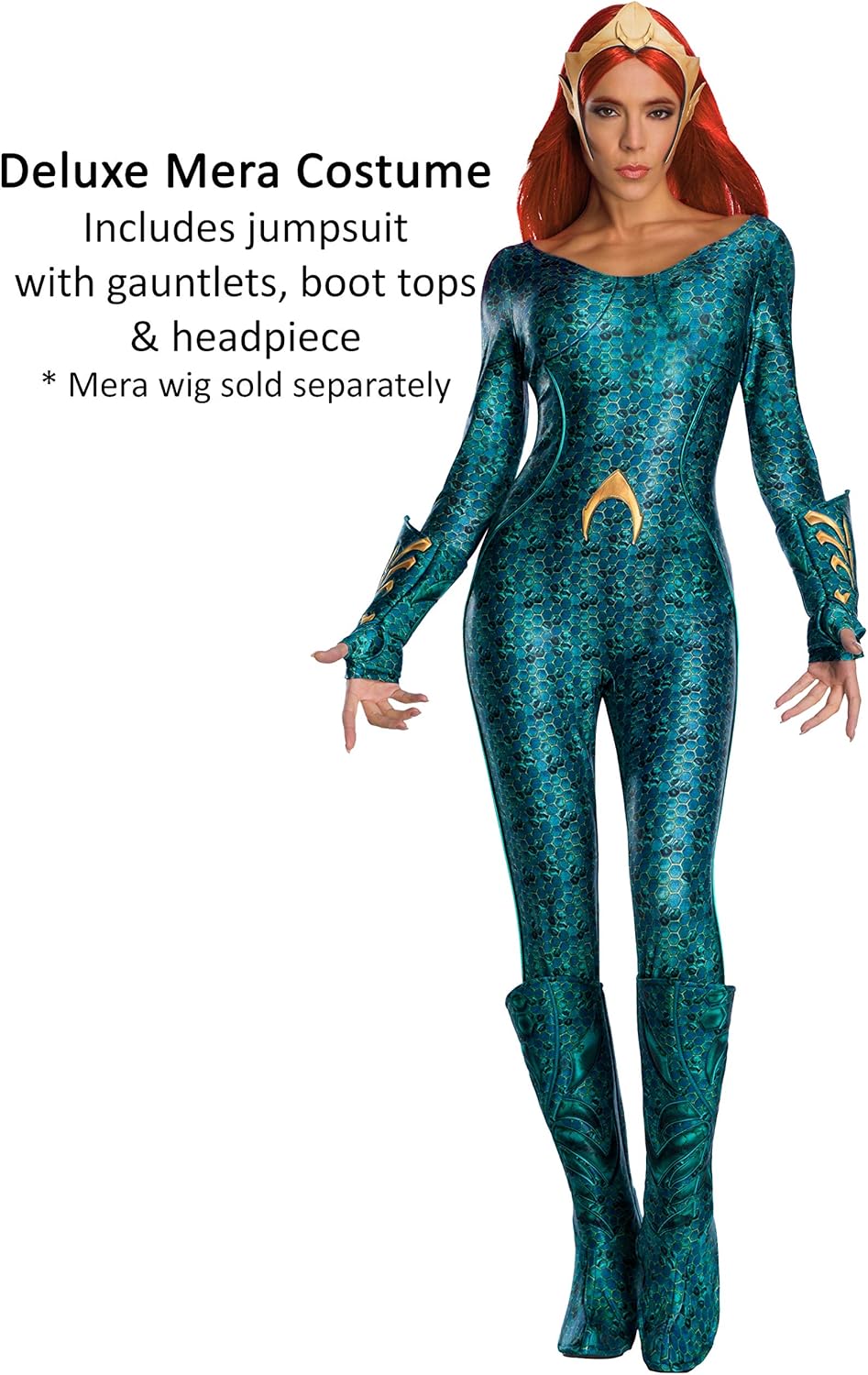 Secret Wishes Women's Aquaman Movie Adult Deluxe Mera Costume Adult Costume