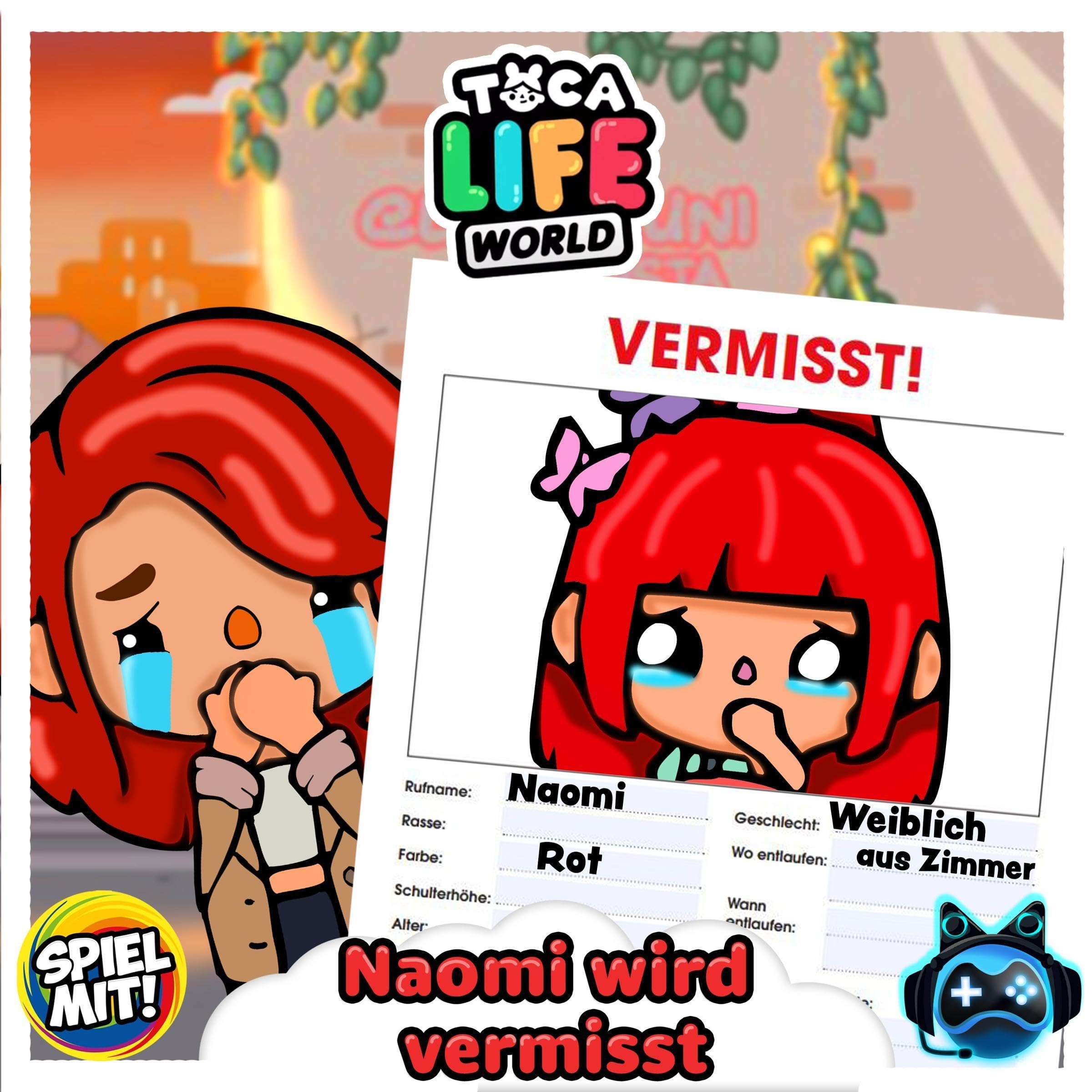 Cover art for Naomi wird vermisst