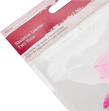 docrafts Skeleton Leaves, Two Tone (Pack of 40)
