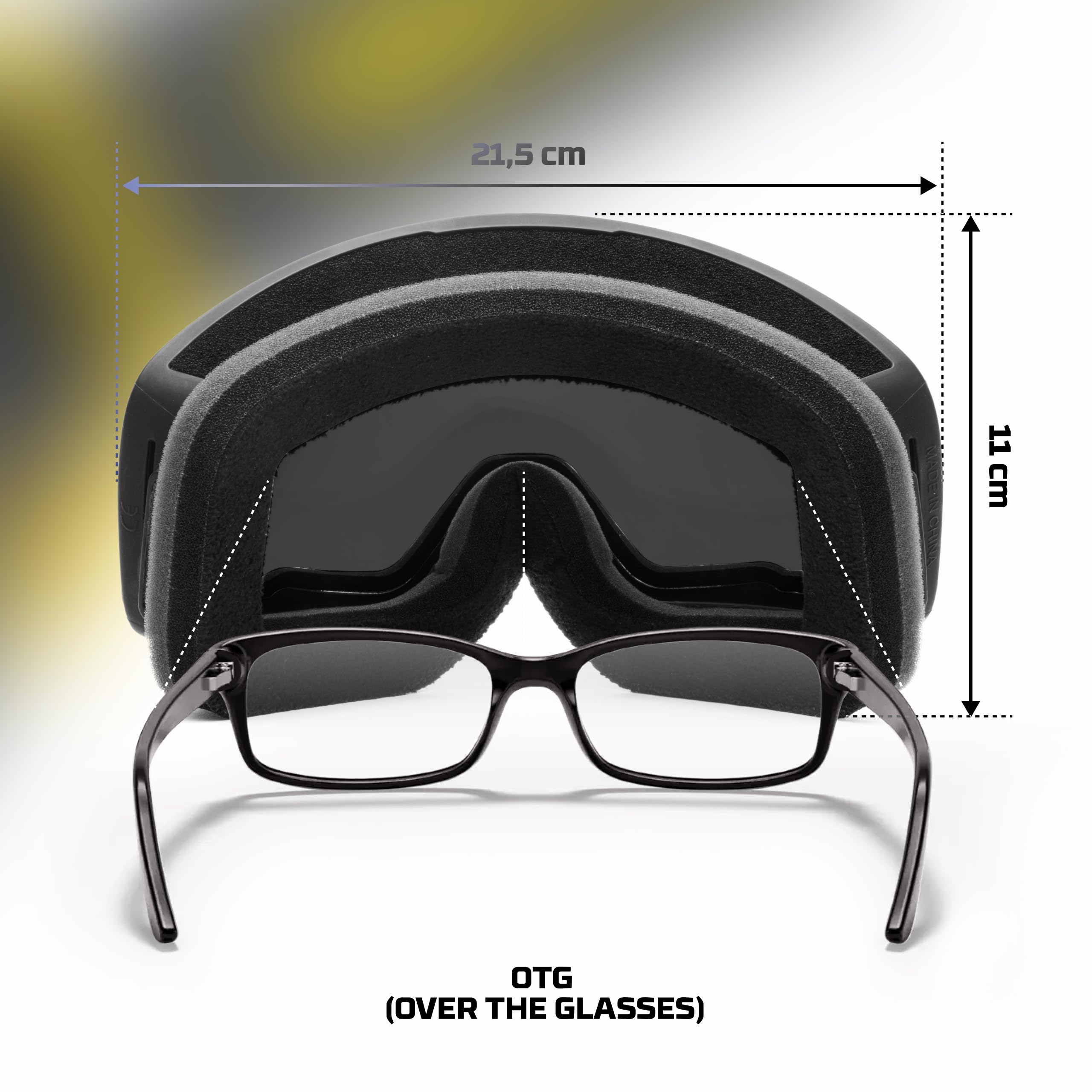 IMX Goggle Arena – Visera dark smoke + Clear