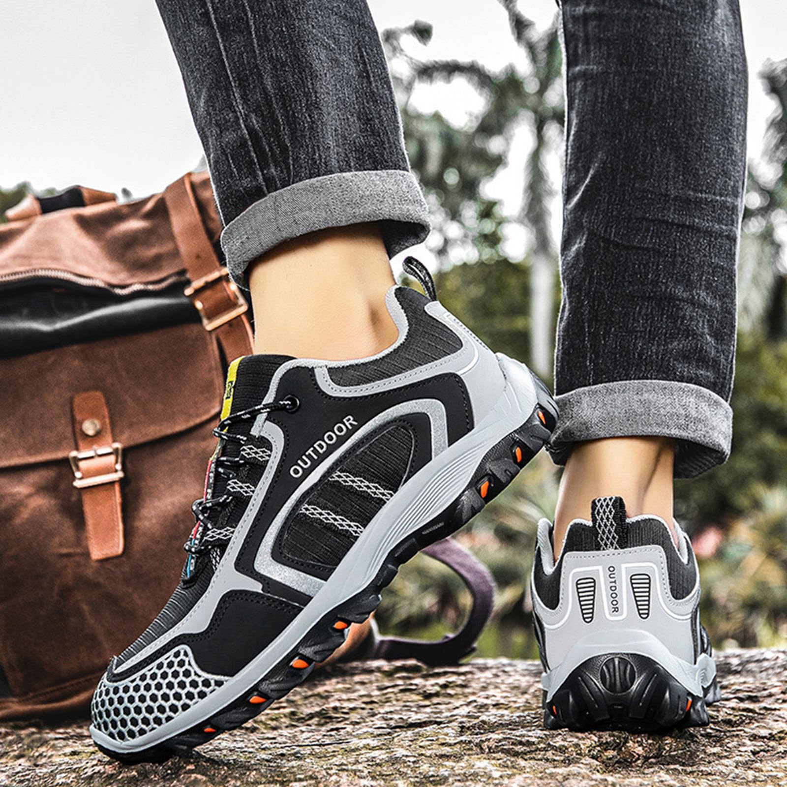 Scarpe da Trekking Leggere, Scarpe da Passeggio per Esterni, Scarpe da Corsa Antiscivolo e acquatiche per comode Calzature da Trekking