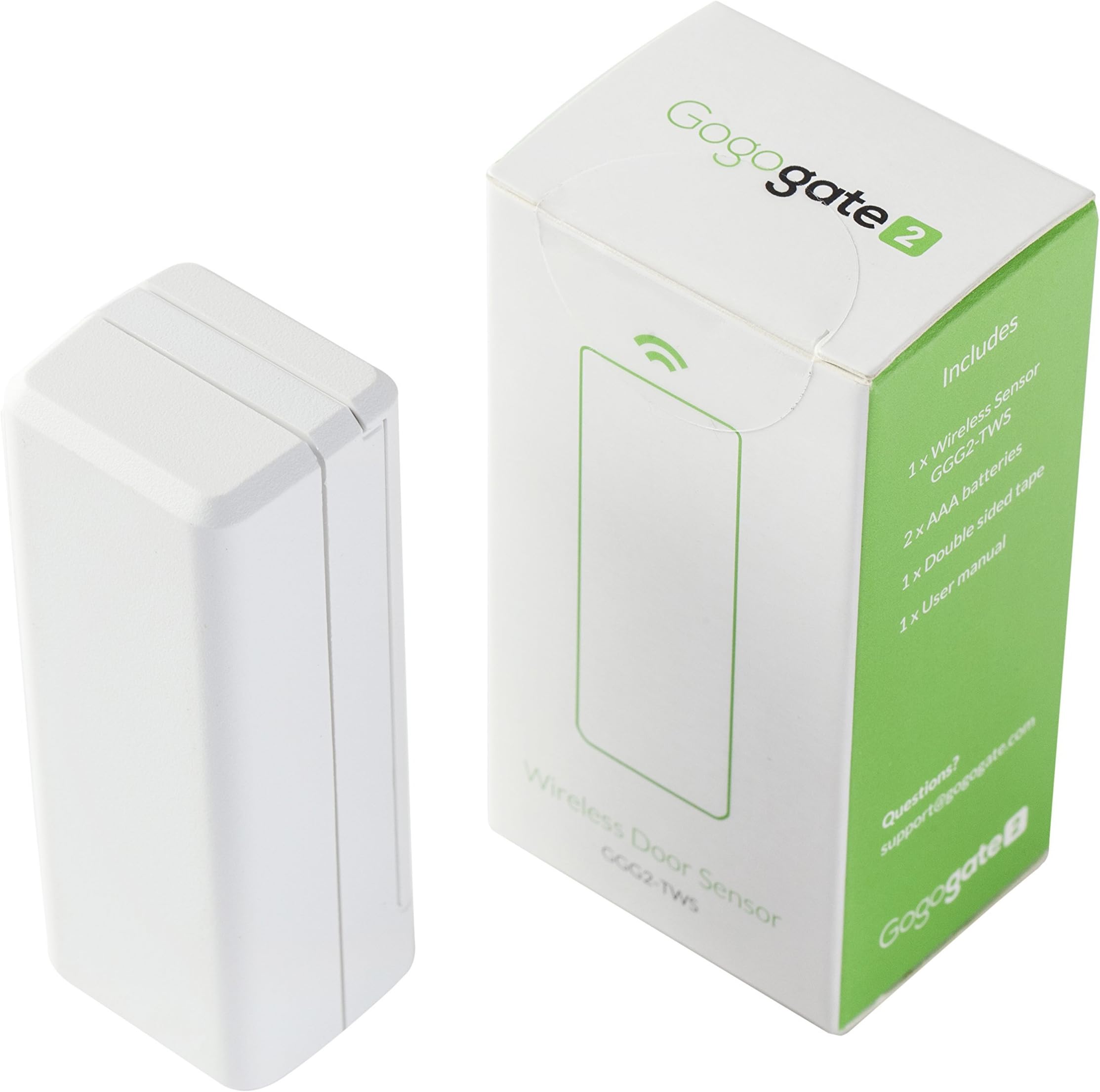 Wireless Garage Door Sensor with Status and Temperature Indicator (compatible with Gogogate2 only)