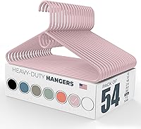 Vista 37 de Neaties - Perchas resistentes para ropa, paquete de 18 – Fabricadas en EE. UU. – Capacidad de 8 libras, perchas de plástico para ropa de adultos